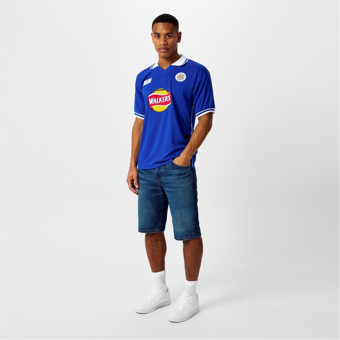 Score Draw Leicester City Home Shirt 2000 Adults