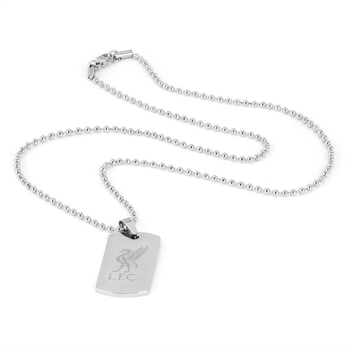 Team Officially Licensed Stainless Steel Dog Tag And Ball Chain
