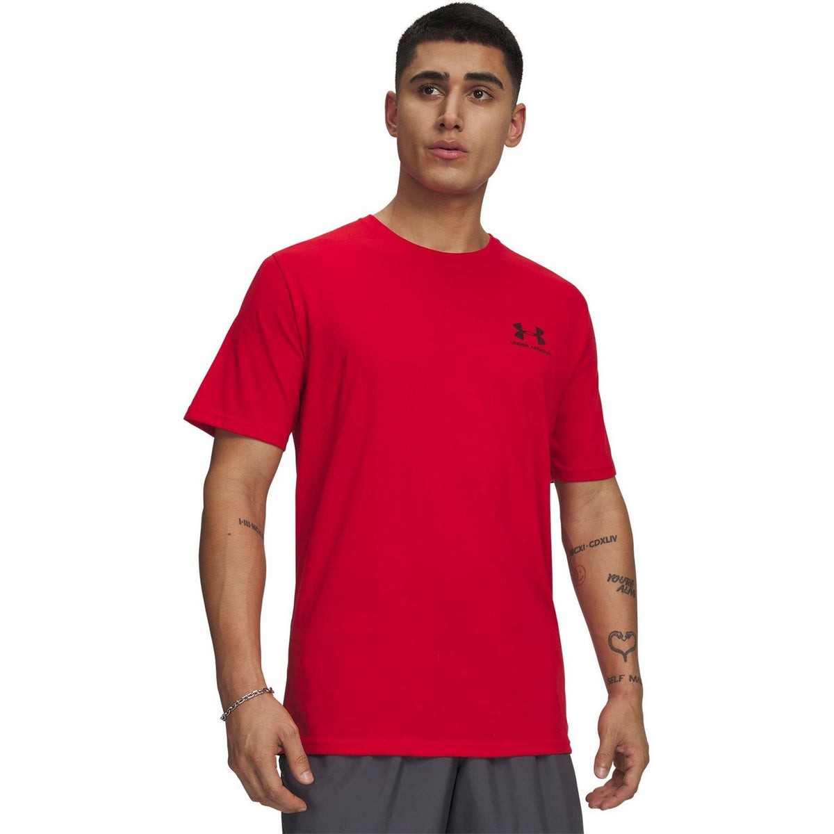 Under Armour Mens Armour Ua Left Chest Logo Short Sleeve