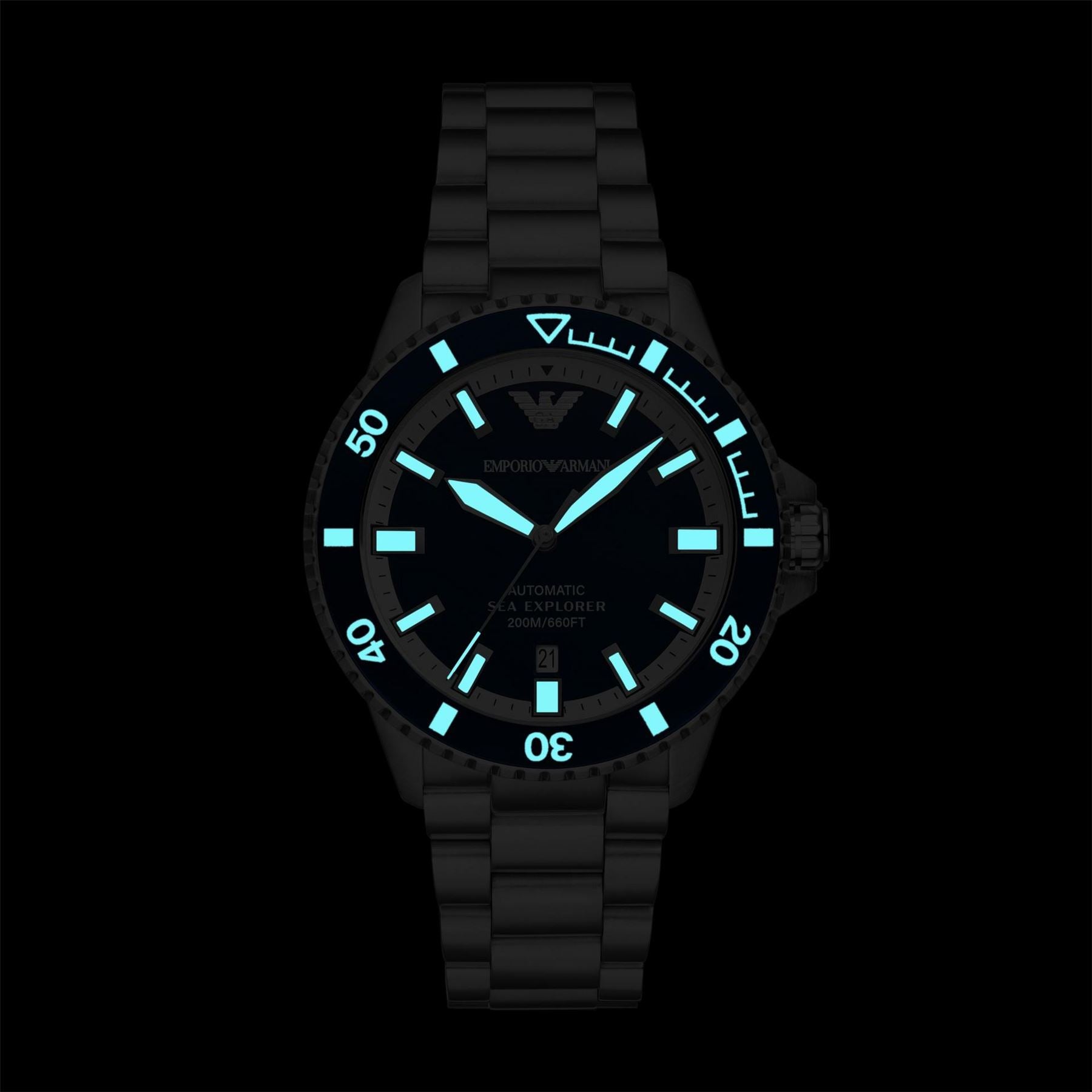 Emporio Armani Armani Sea Explorer Automatic Stainless Steel Watch