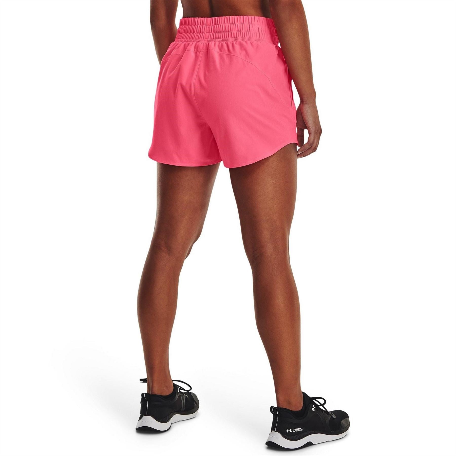 Under Armour Flex Woven Running Shorts with Curved Hem