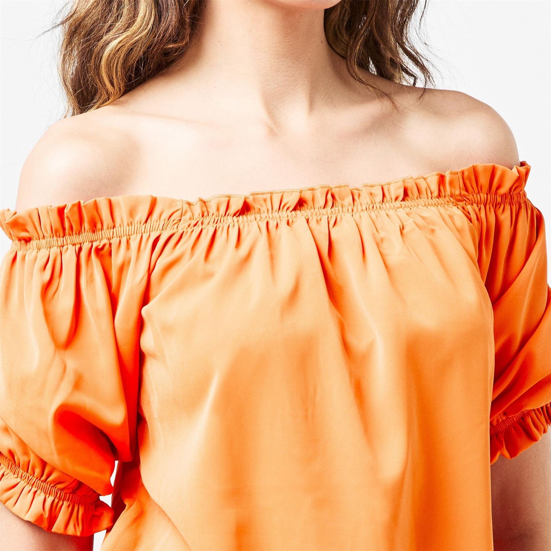 AX Paris Off The Shoulder Frill Detail Top