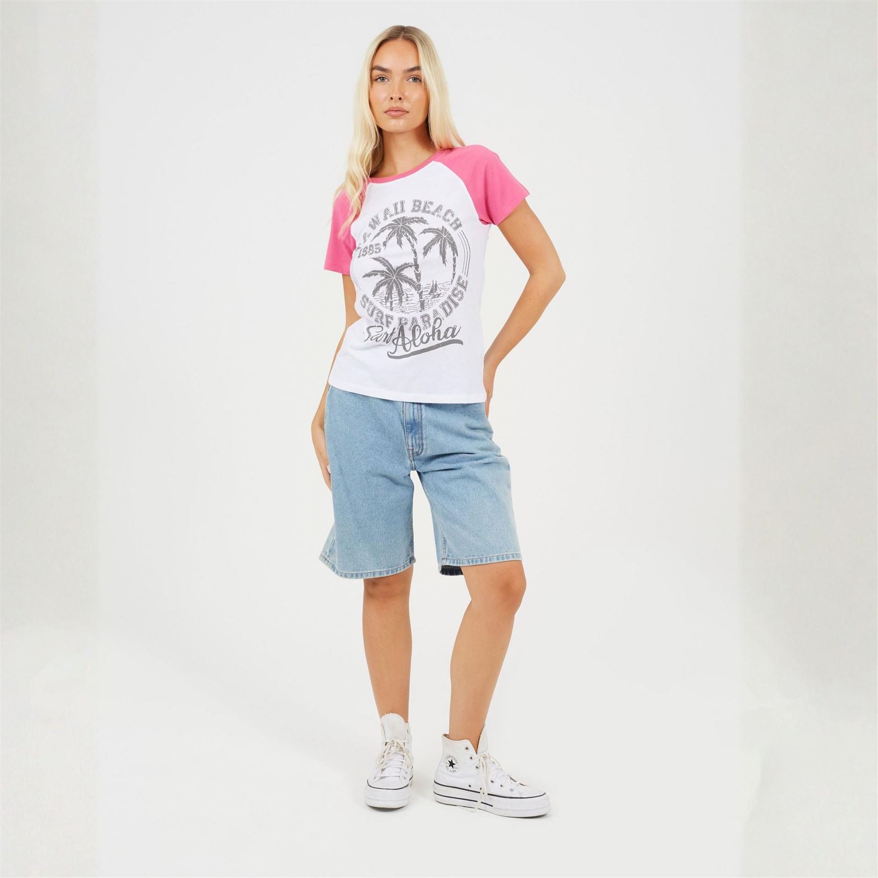 Brave Soul Basic Short Sleeve T-Shirt