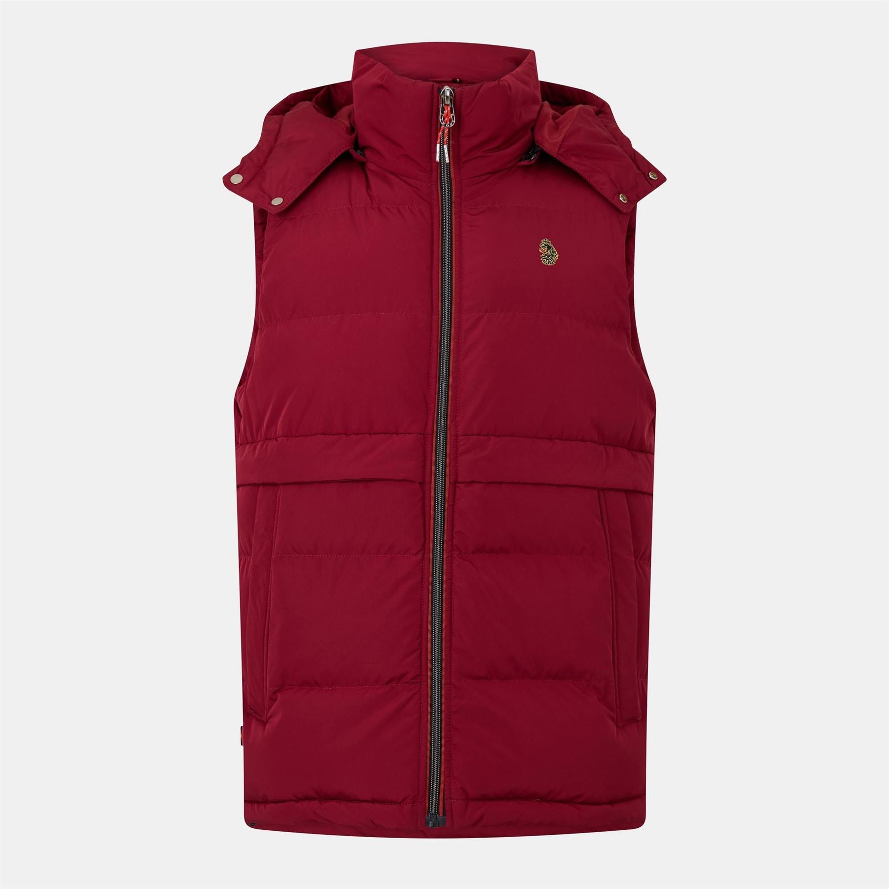 Luke Quilted All Over Logo Gilet with Number on Back