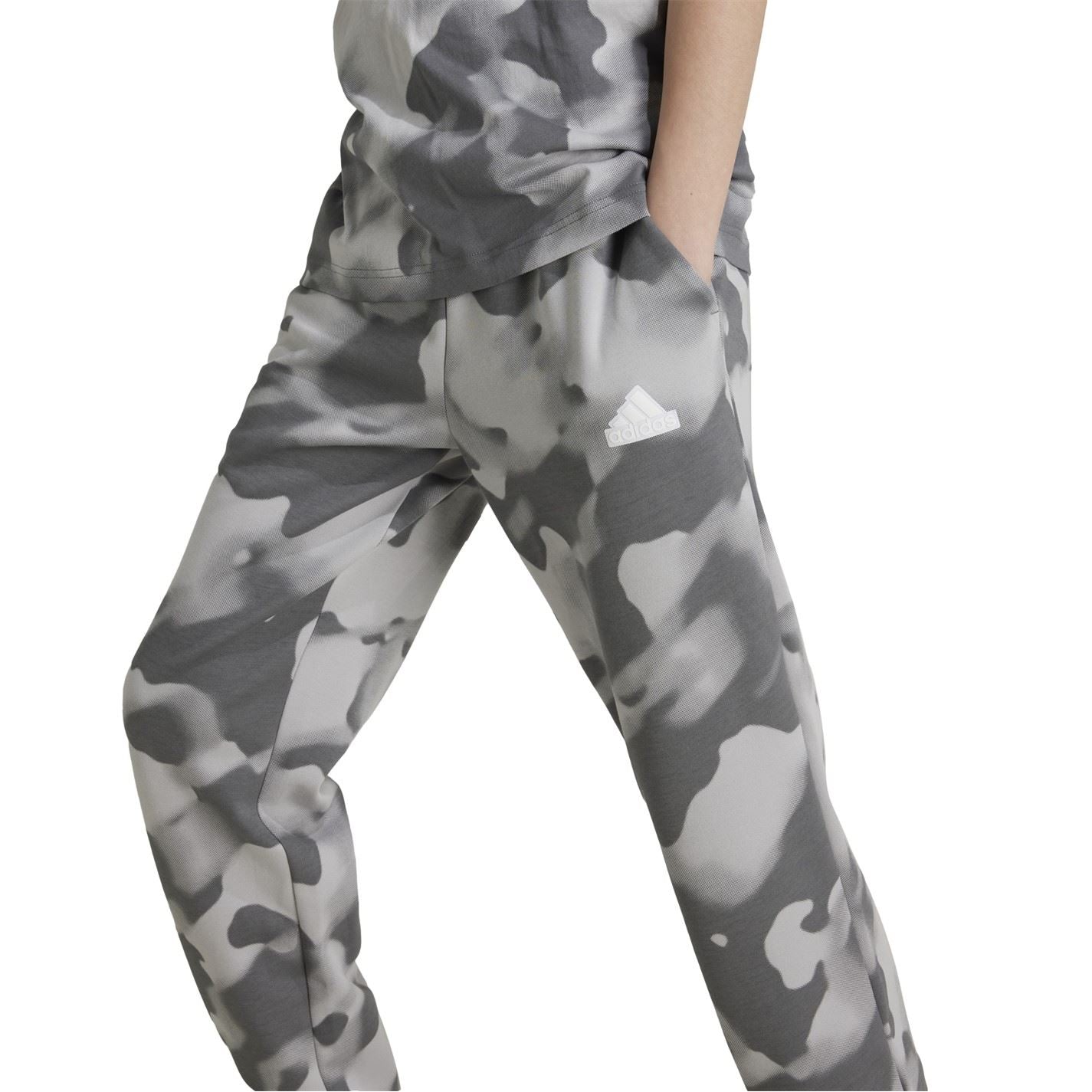 adidas Camo Patterned Closed Hem Joggers