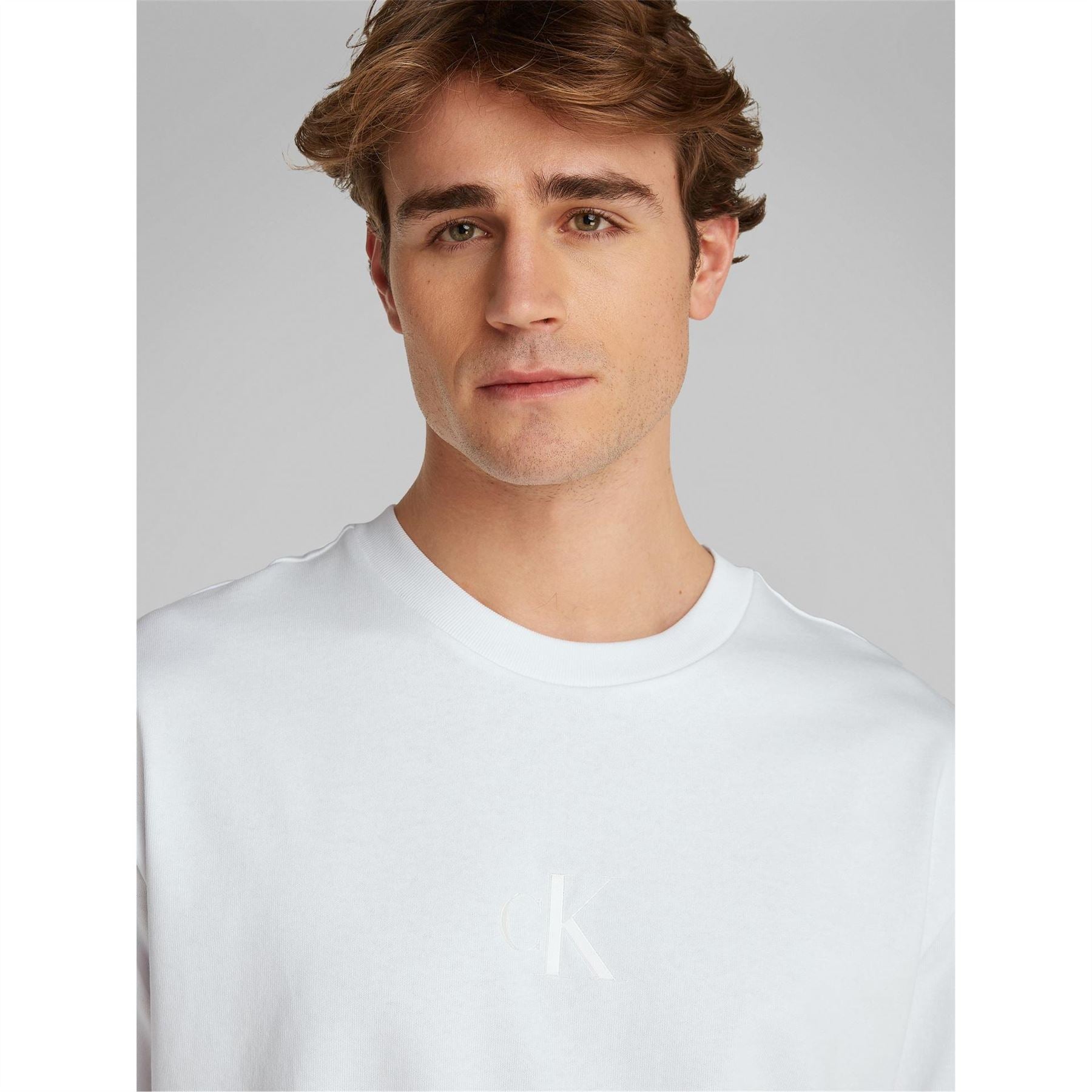 Calvin Klein Jeans Regular Fit Crew Neck Monologo T-Shirt