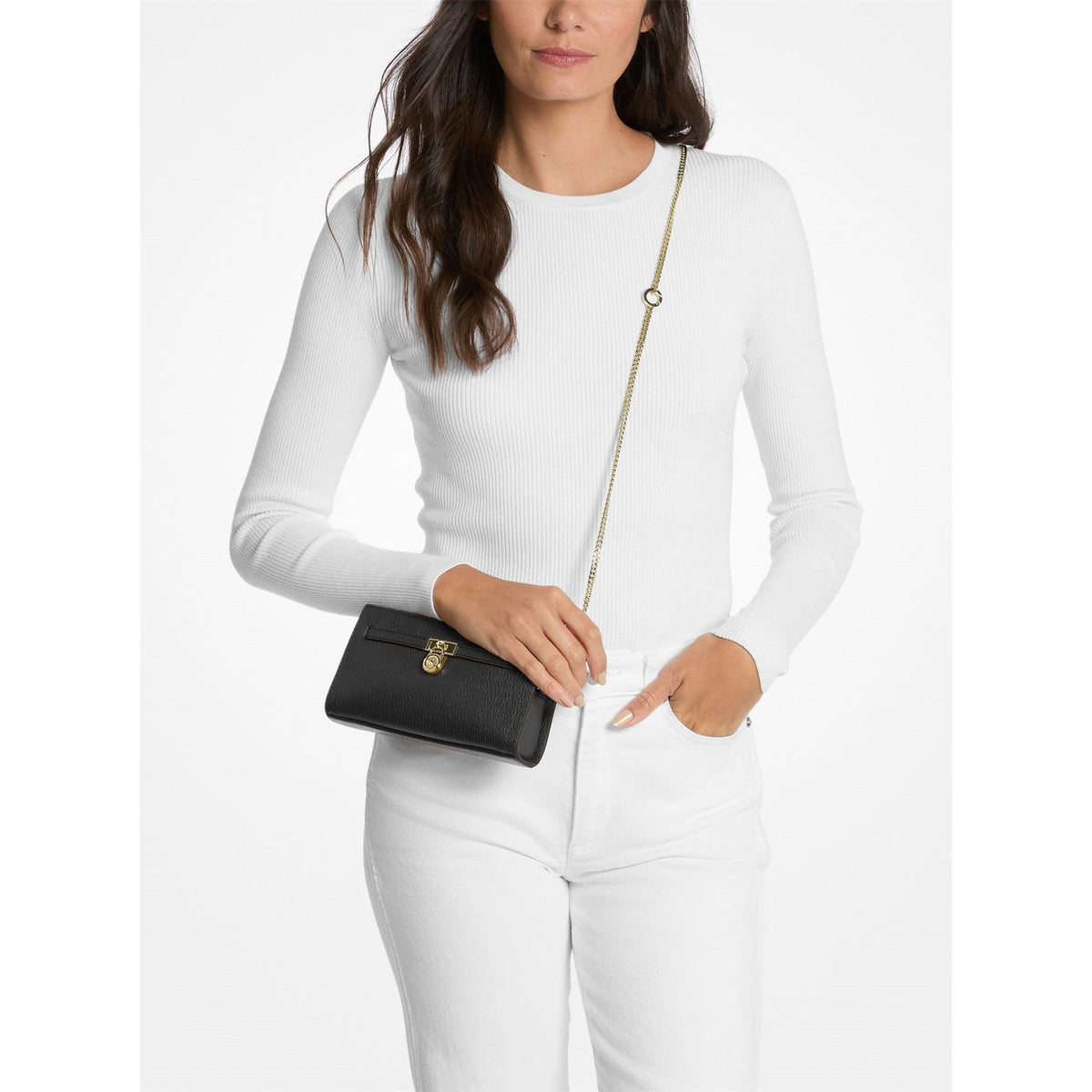 MICHAEL Michael Kors Hamilton Cross Body Wallet On Chain