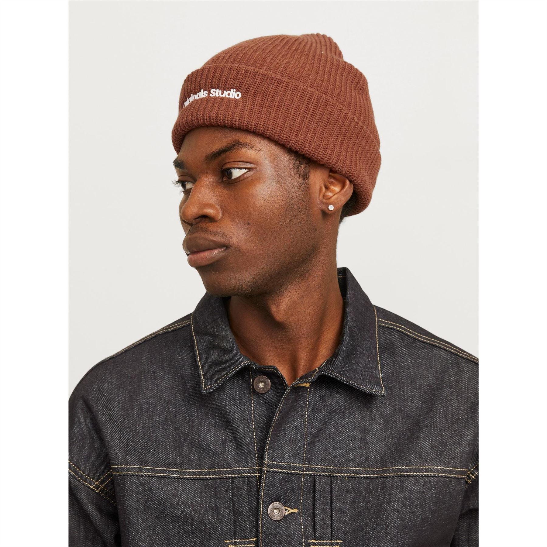 Jack and Jones Lettering Adjustable Cuff Beanie