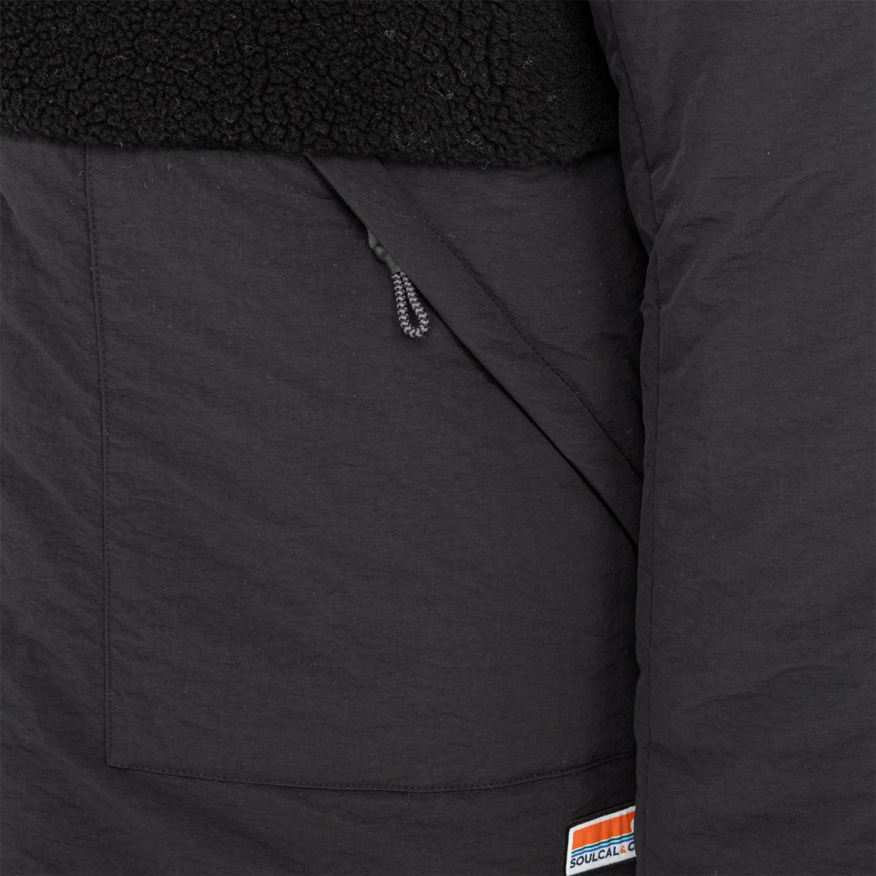 SoulCal Sherpa Hooded Hybrid Jacket