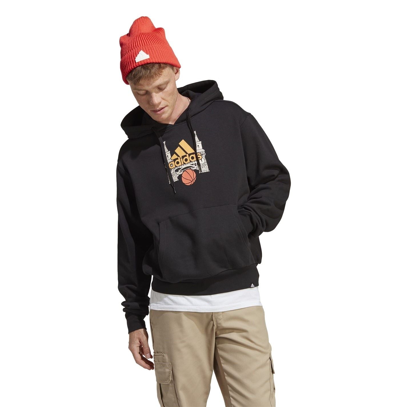 adidas Hooded Regular Fit Sweatshirt