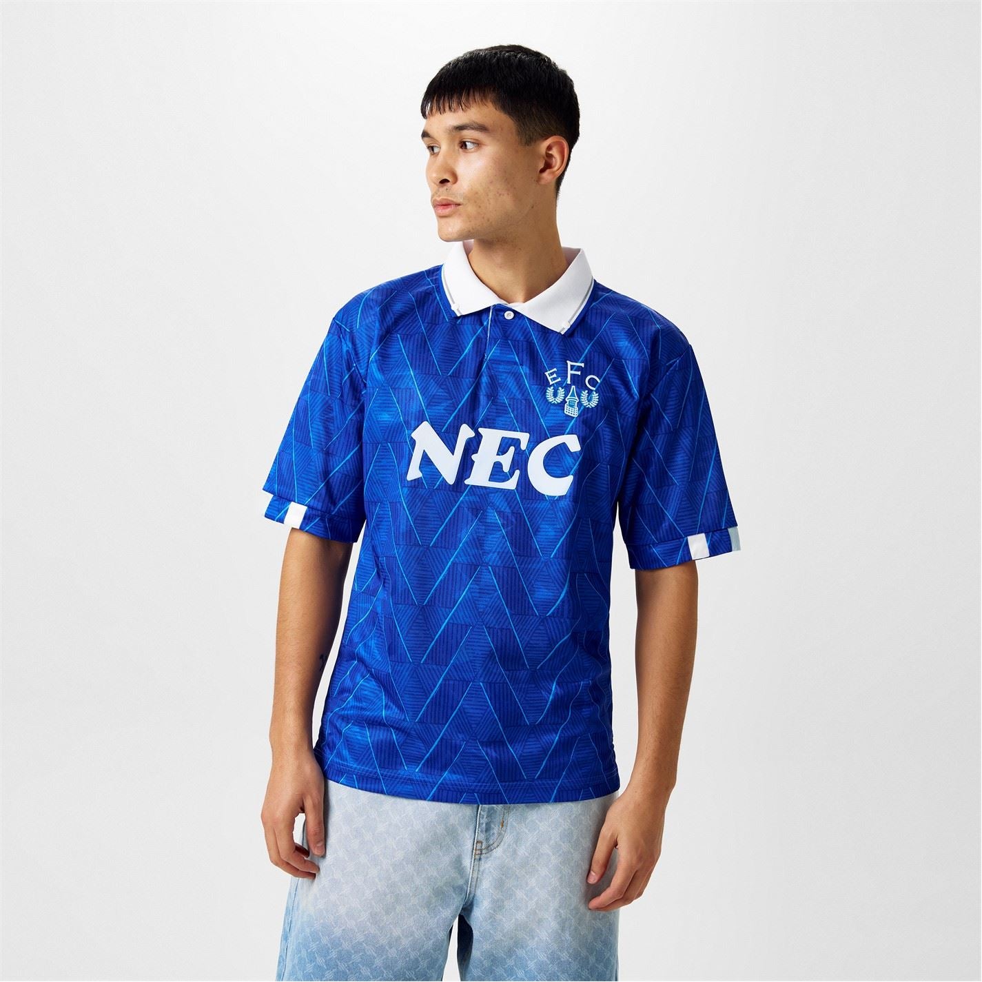 Score Draw Mens Everton Fc Home Shirt 1990