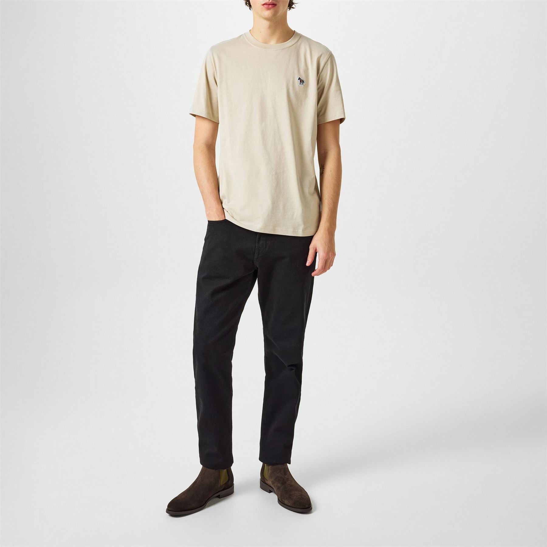 PS Paul Smith Regular Fit Zebra Crew Neck T-Shirt