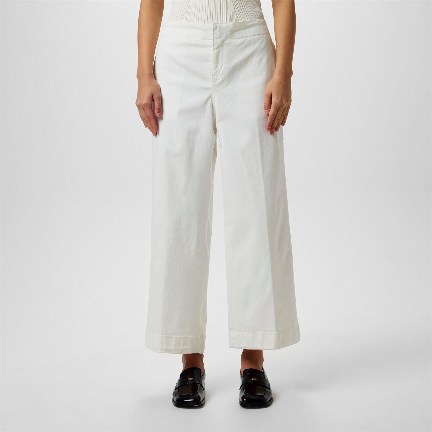 Boss C_tahiana D Trousers, Concealed Button Fastening