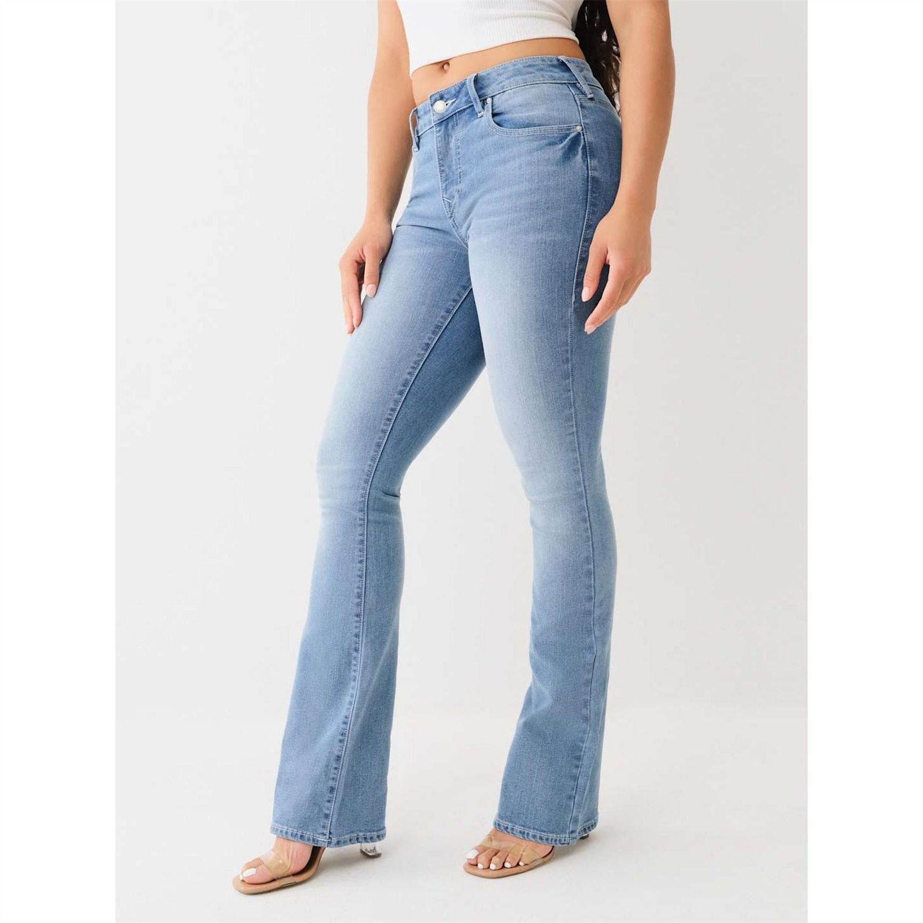 True Religion Mid Rise Bootcut Jeans