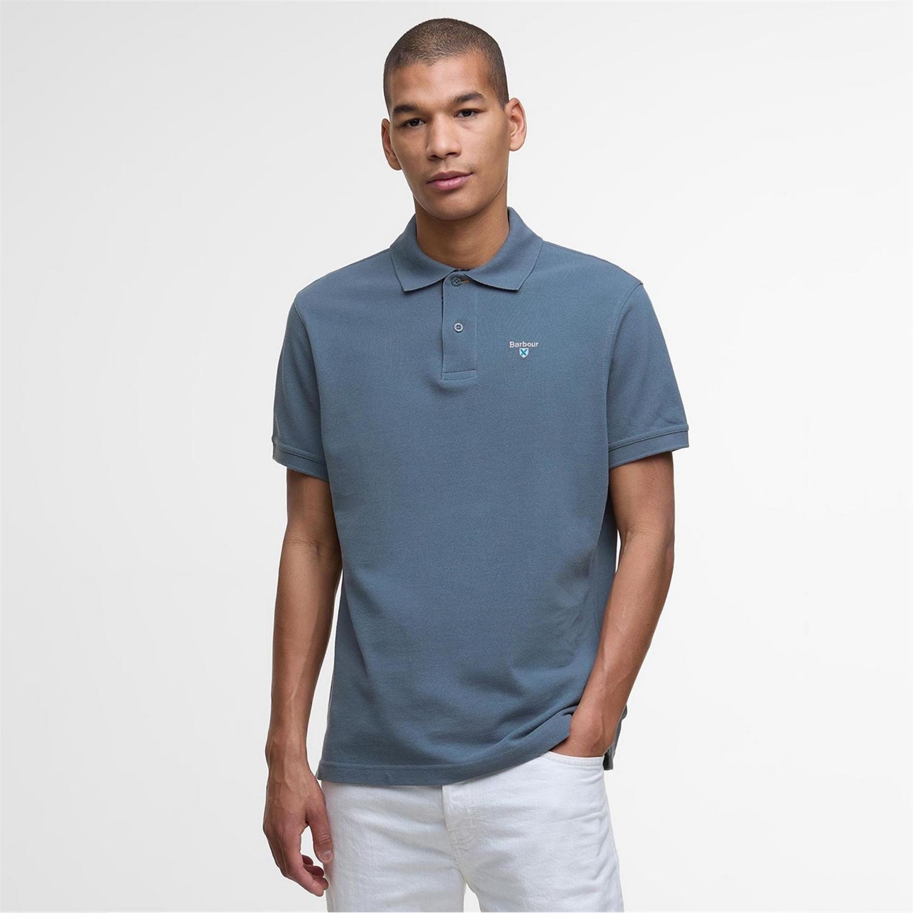 Barbour Tartan Pique Polo Shirt