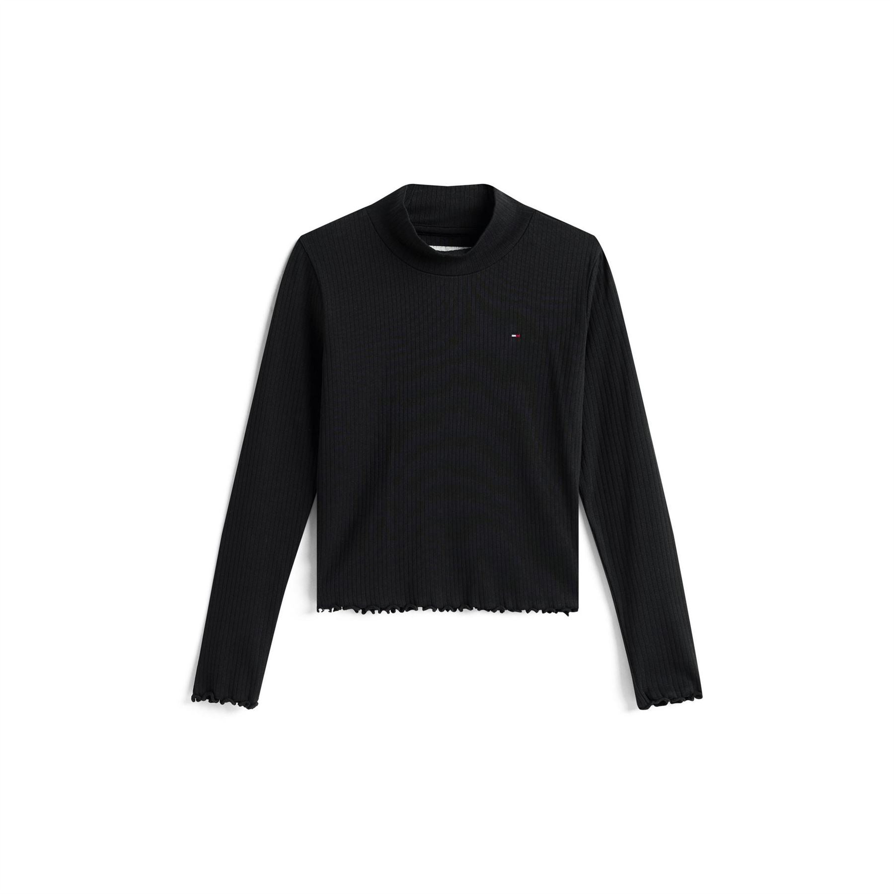 Tommy Hilfiger Mock Neck Long Sleeve Regular Fit T-Shirt