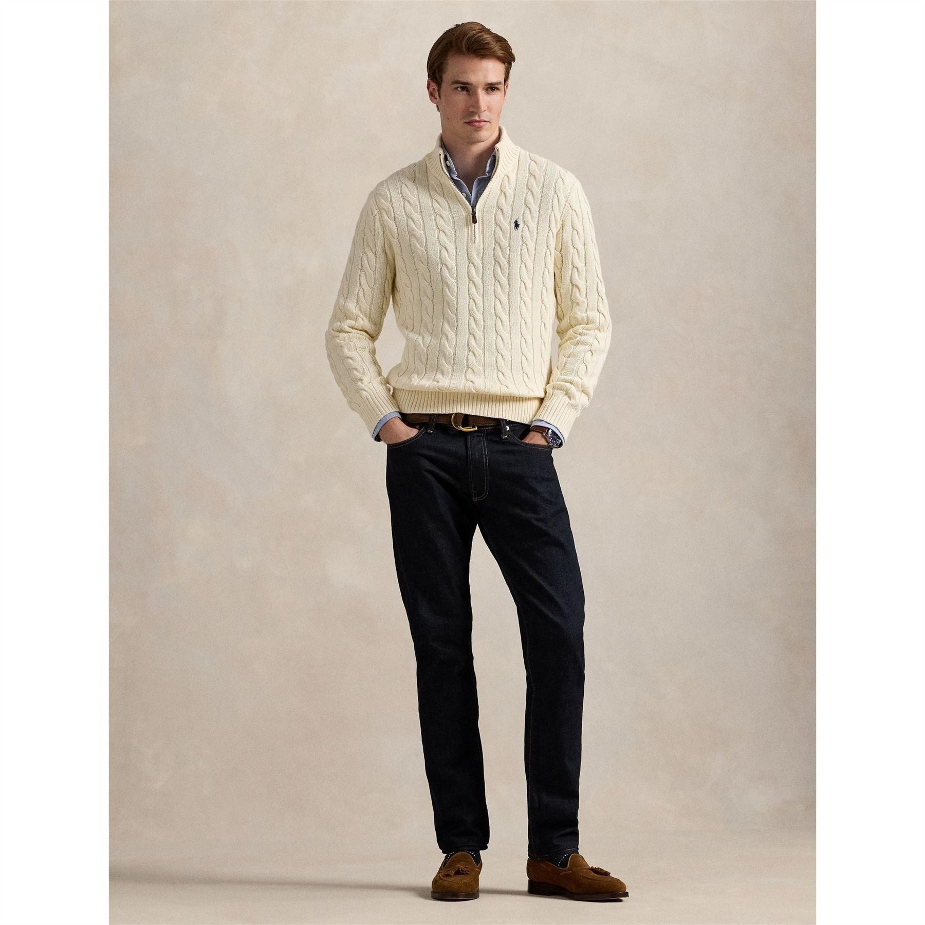 Polo Ralph Lauren Quarter Zip Knit Jumper