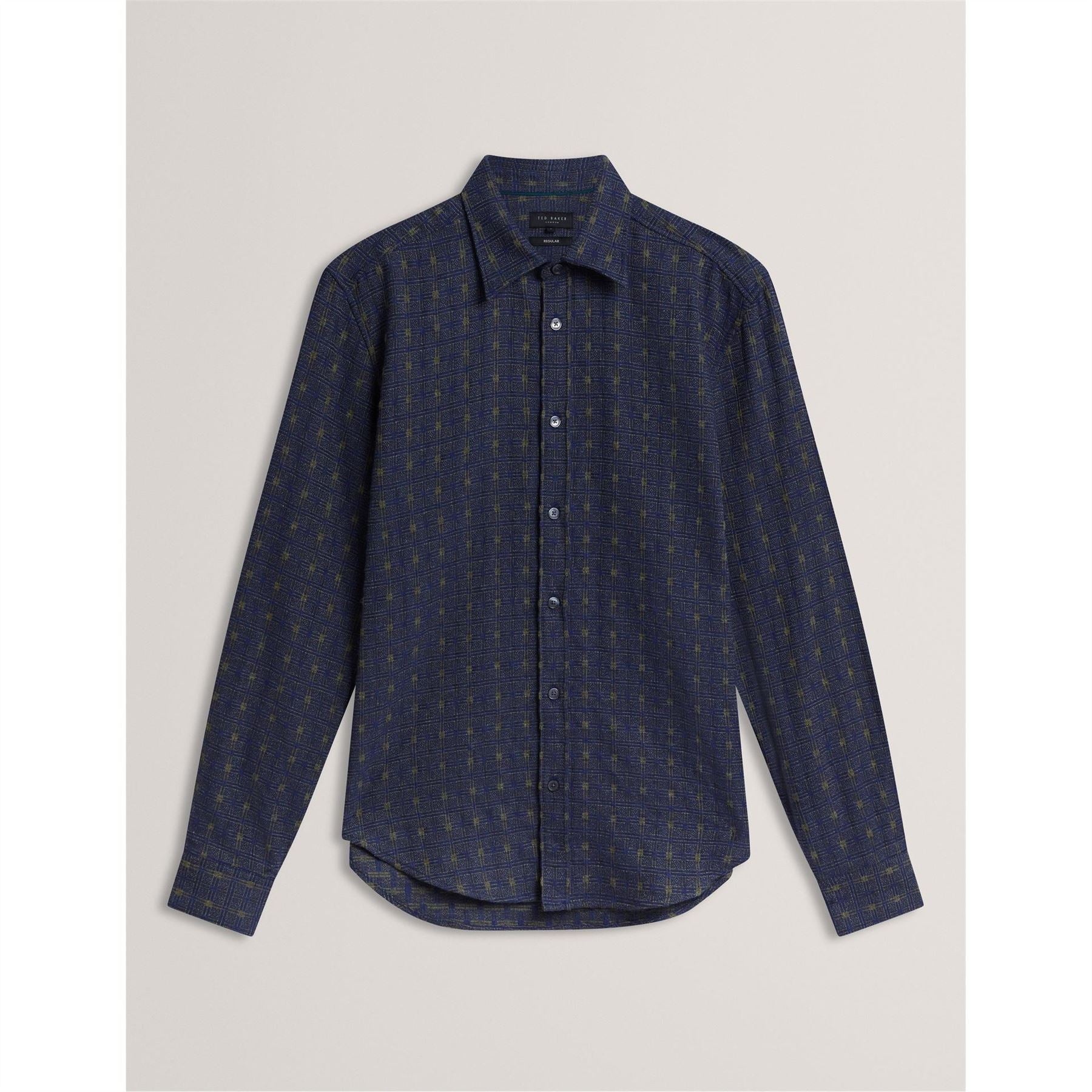 Ted Baker Check Long Sleeve Collared Shirt