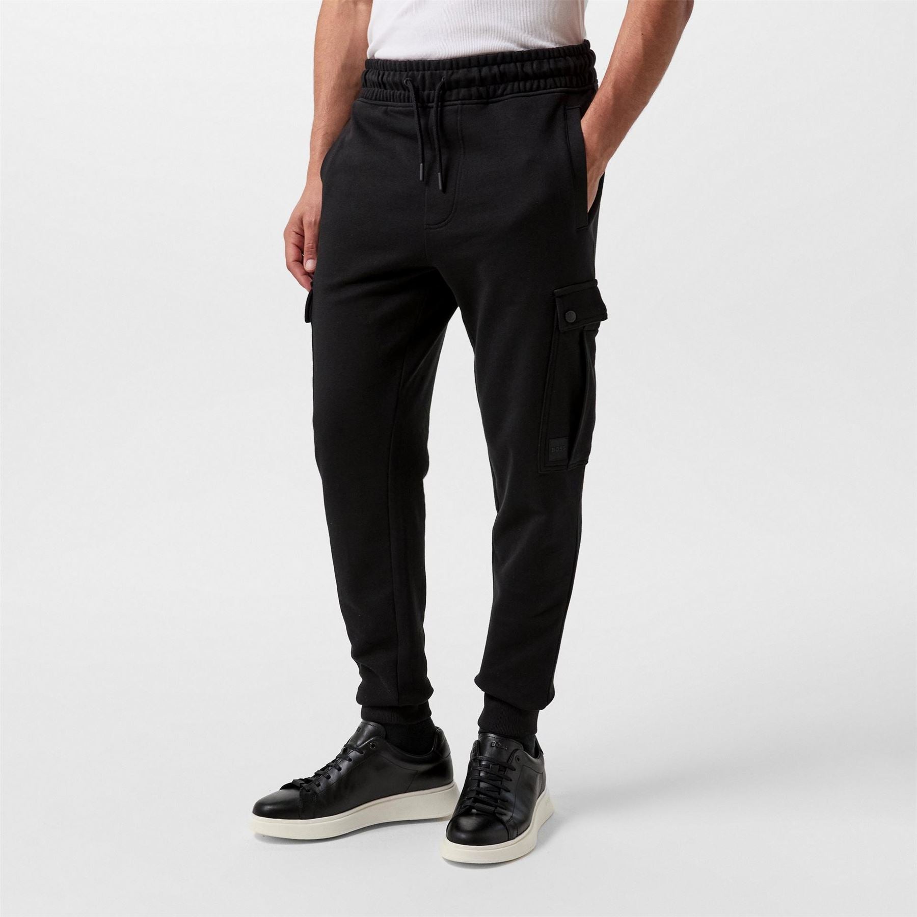 Boss Seteam Jog Closed Hem Fleece Jogging Bottoms