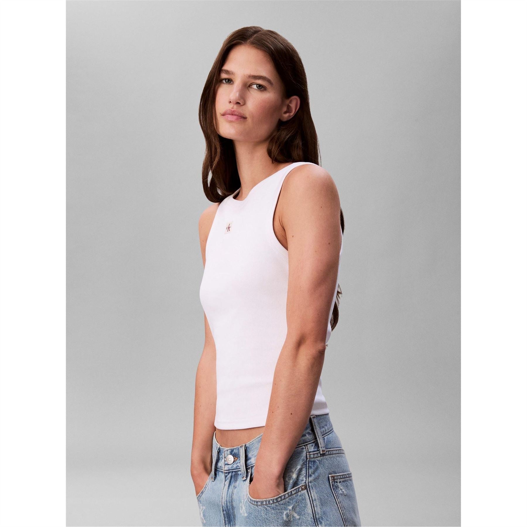 Calvin Klein Jeans Wvn Lbl Tank Ld63