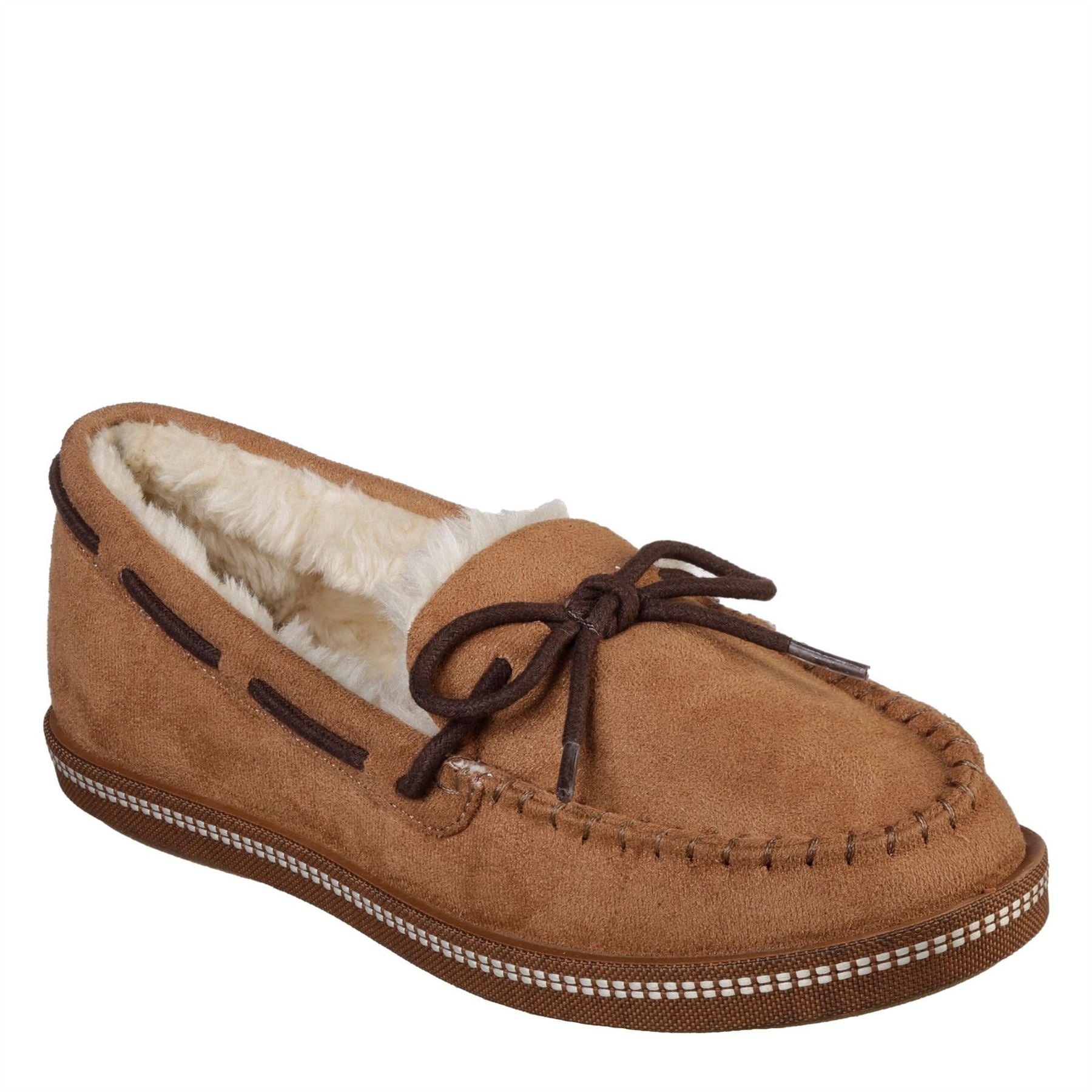 Skechers Cozy Moccasin Slippers with Moc Toe