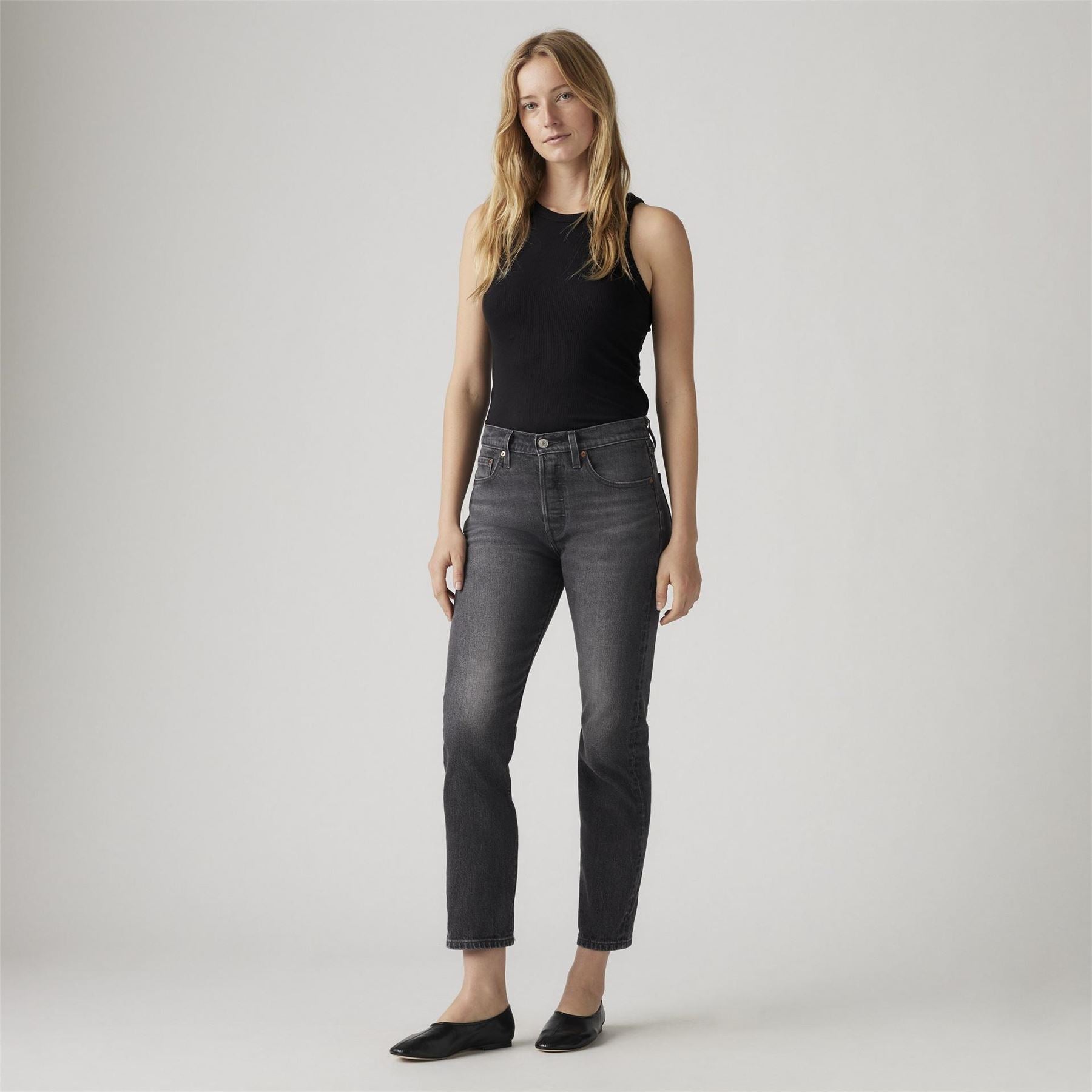Levis 501 Crop Long Live The Queen