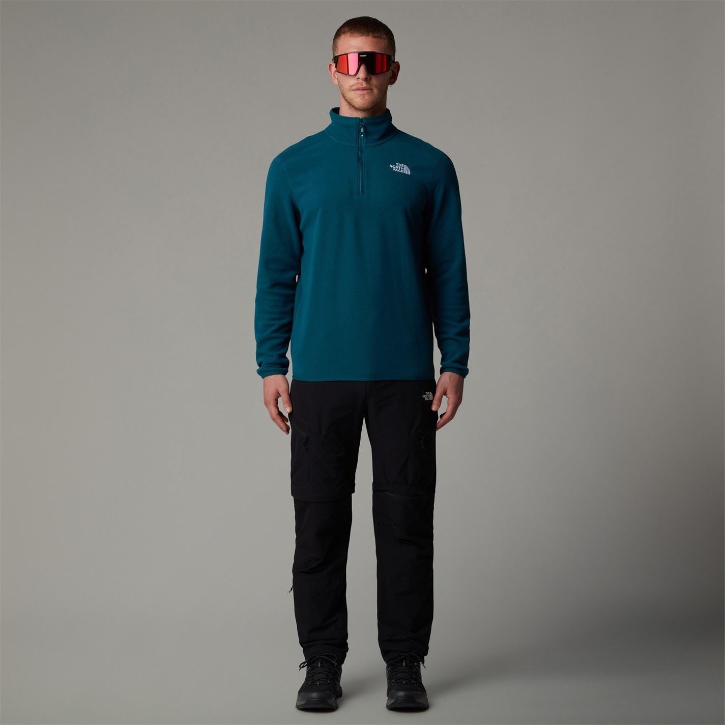 The North Face Mens 100 Glacier Quarter Zip Fleece