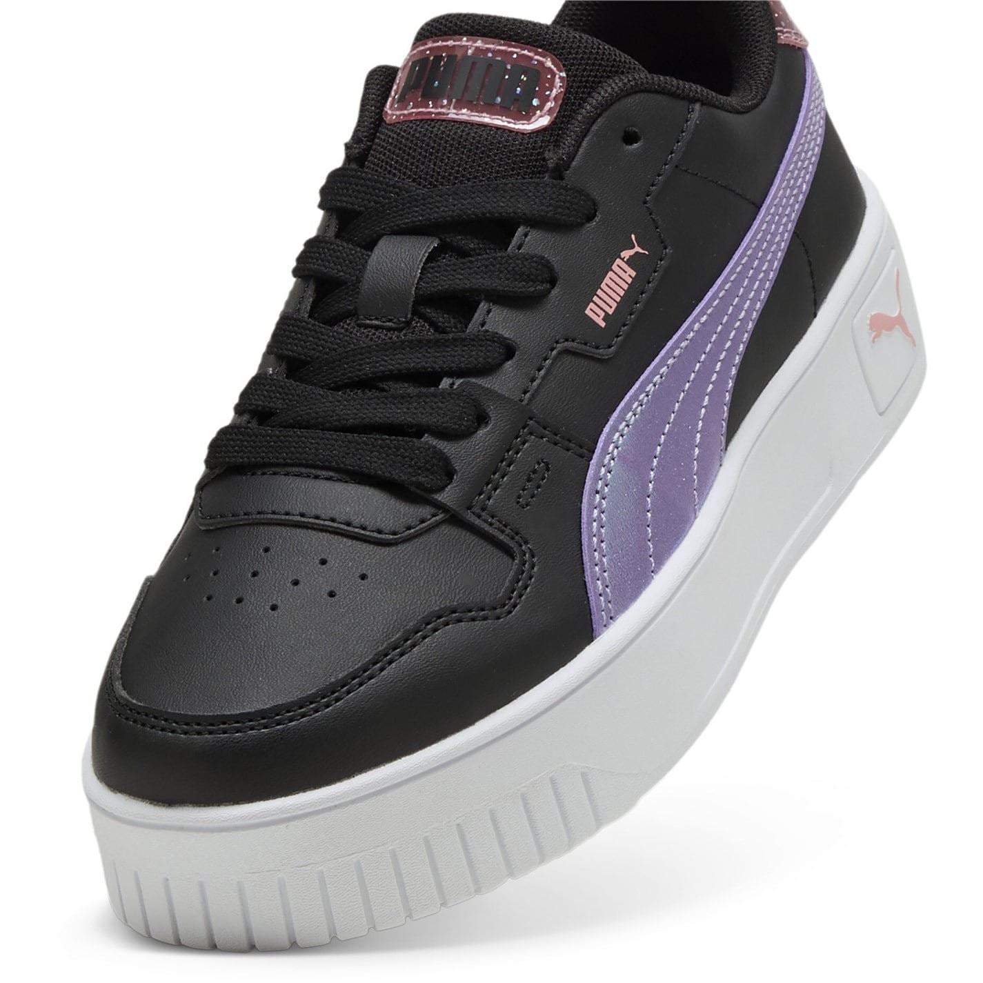 Puma Carina Street Jr Low Top Platform Trainers