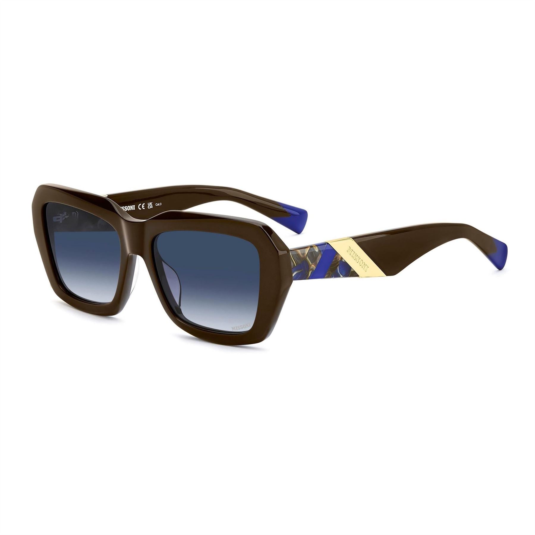Missoni Rectangular Round Sunglasses