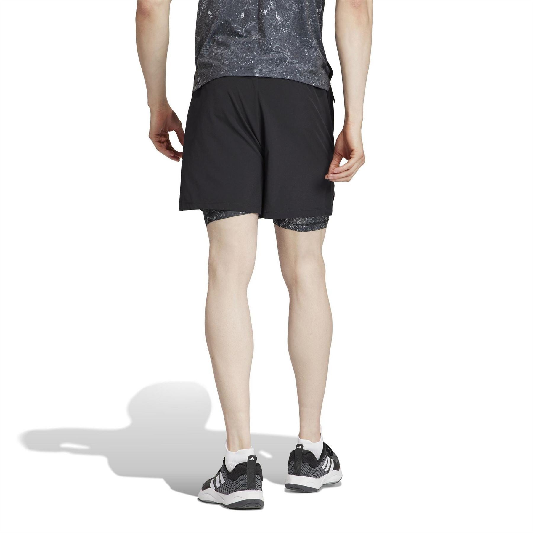 adidas Mens Workout Spray Dye Shorts Tracksuit Shorts