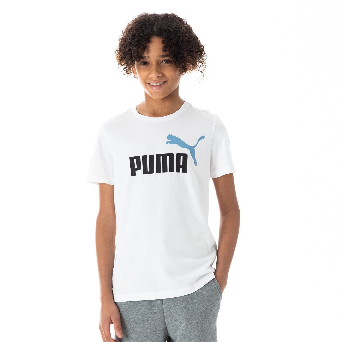 Puma Camo Logo Text Graphic Regular Fit T-Shirt