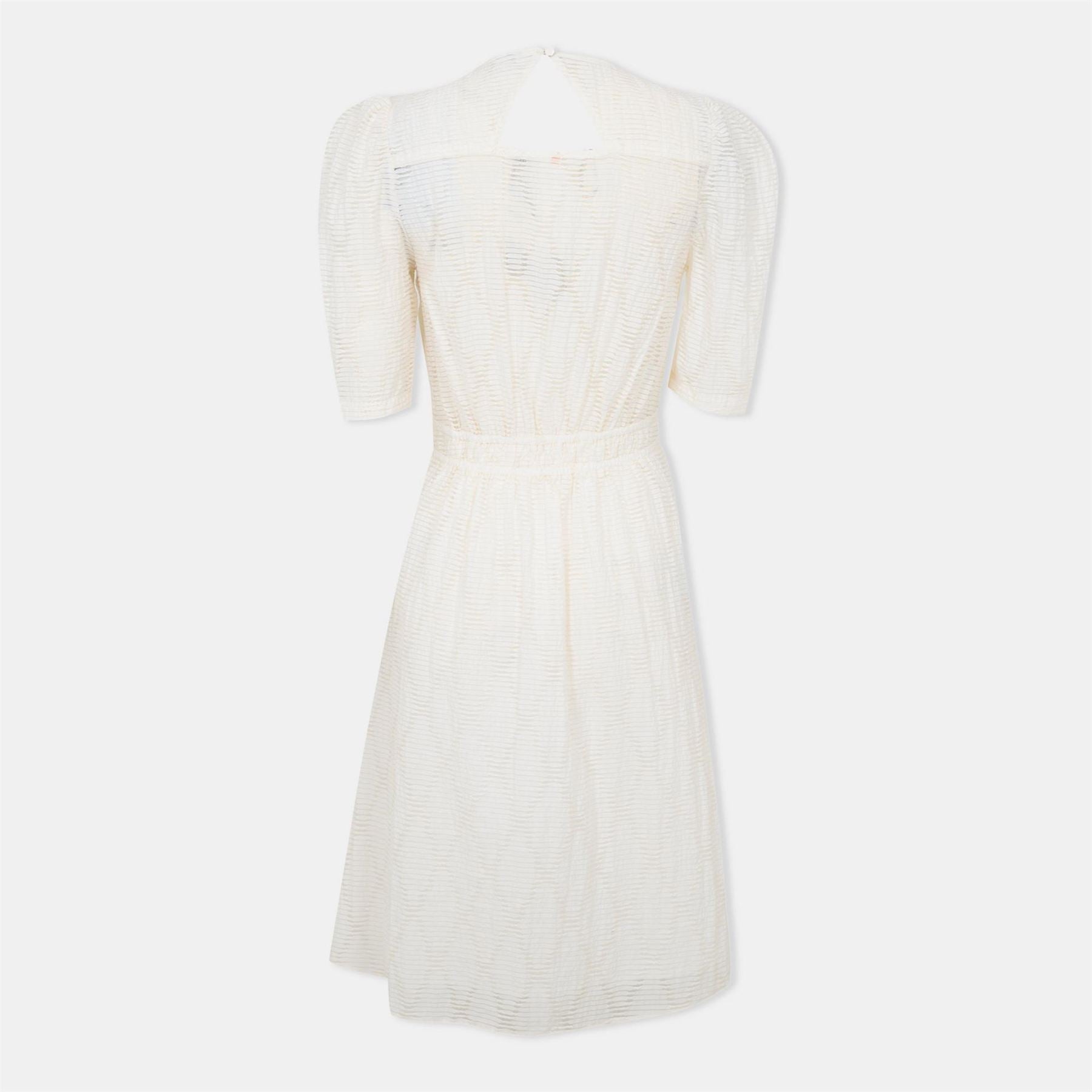 Boss Dizziano V-Neck Short Sleeve Knee Length Dress