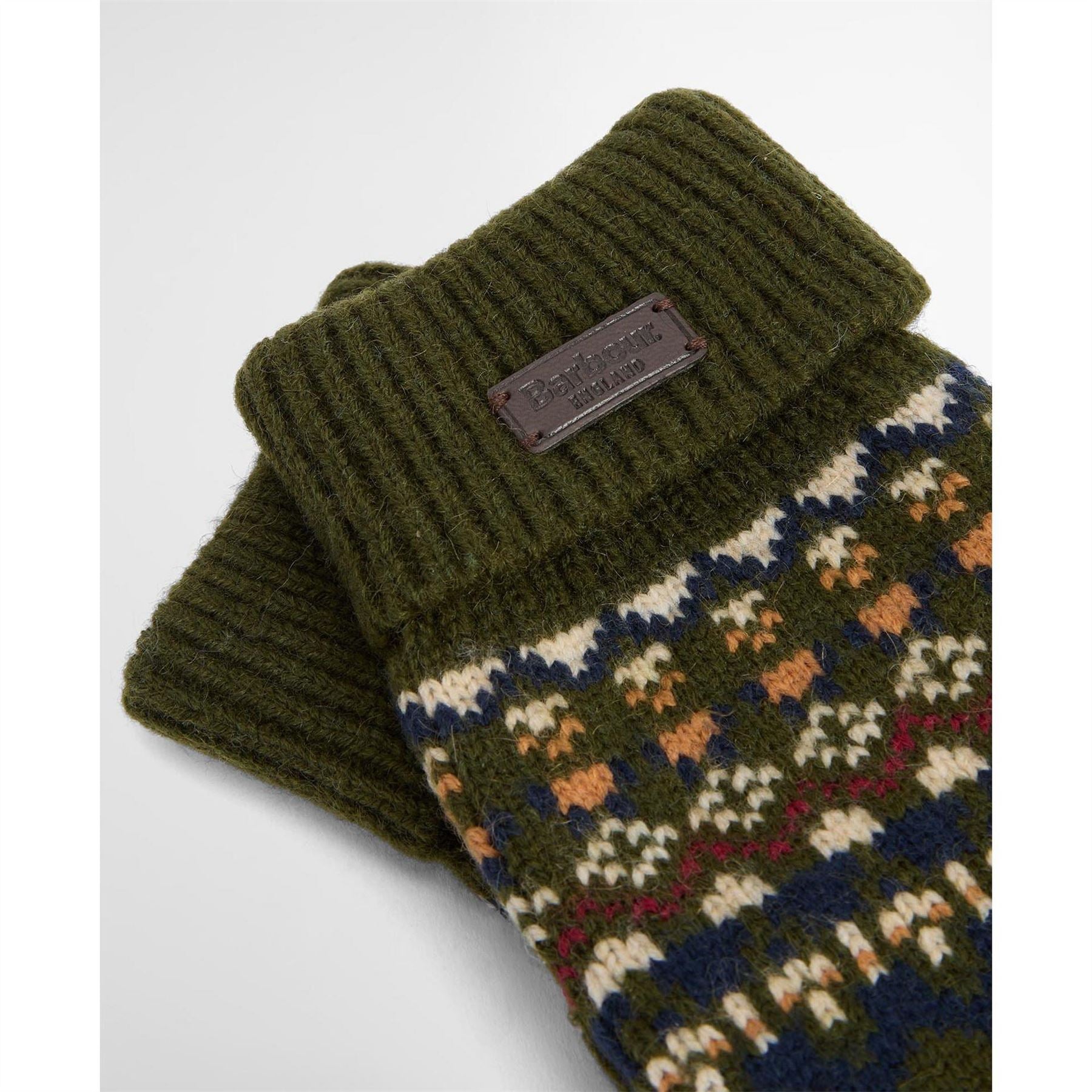 Barbour Fairisle Knitted Gloves
