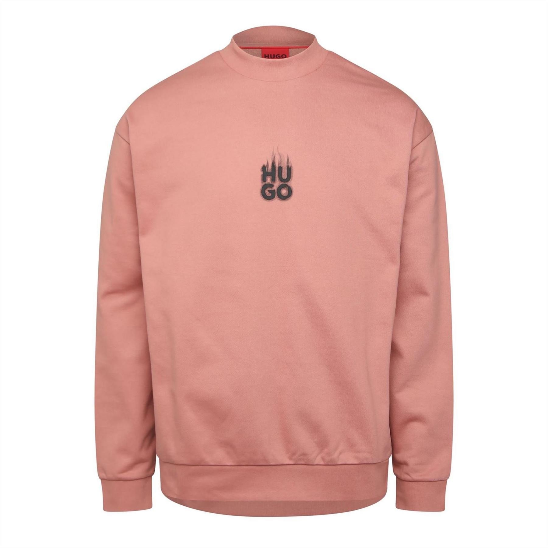 Hugo Smoke Logo Crewneck Sweatshirt