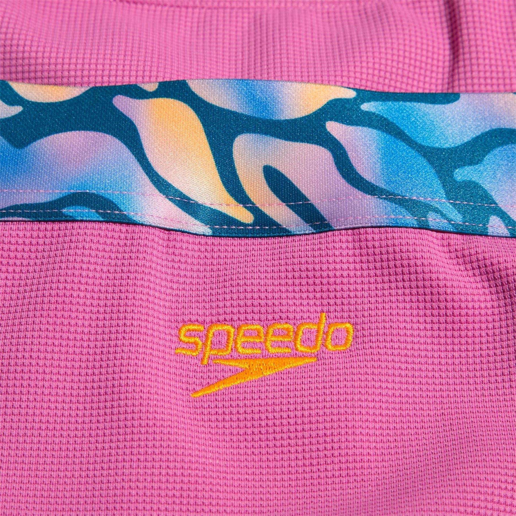 Speedo Text Deep Abstract Patterned Bikini Set