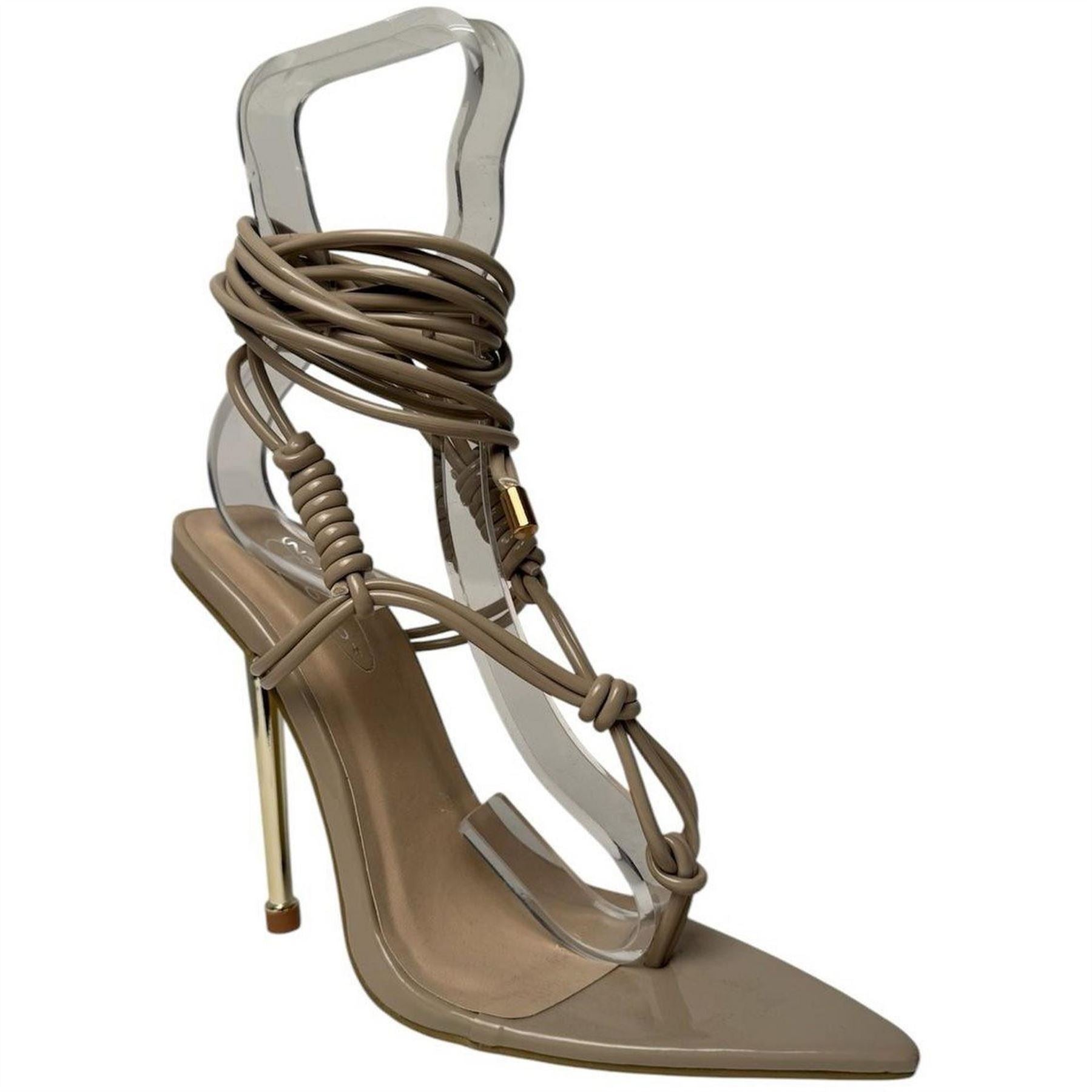 No Doubt Double Strap Gladiator High Heel Sandals