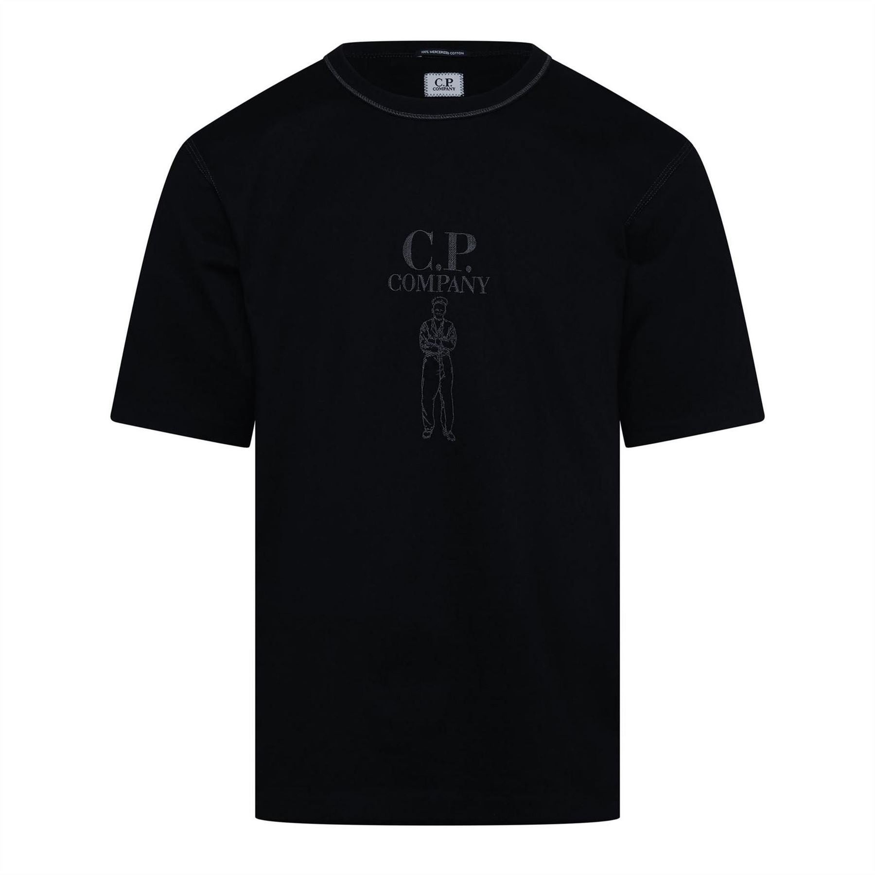 CP Company 2 Jersey Twisted Logo T-Shirt