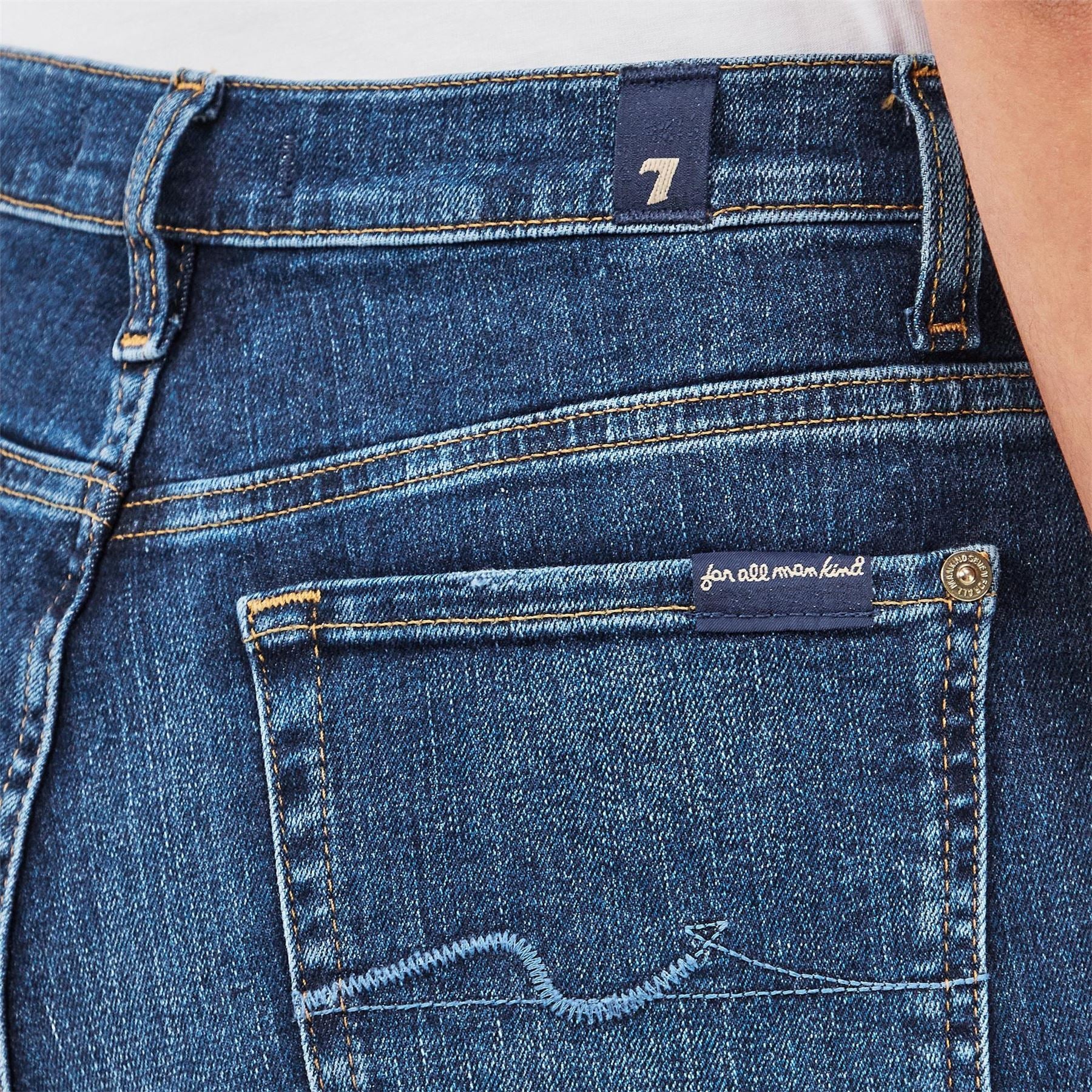 7 For All Mankind Modern Dojo Wide Fit Five Pocket Jeans