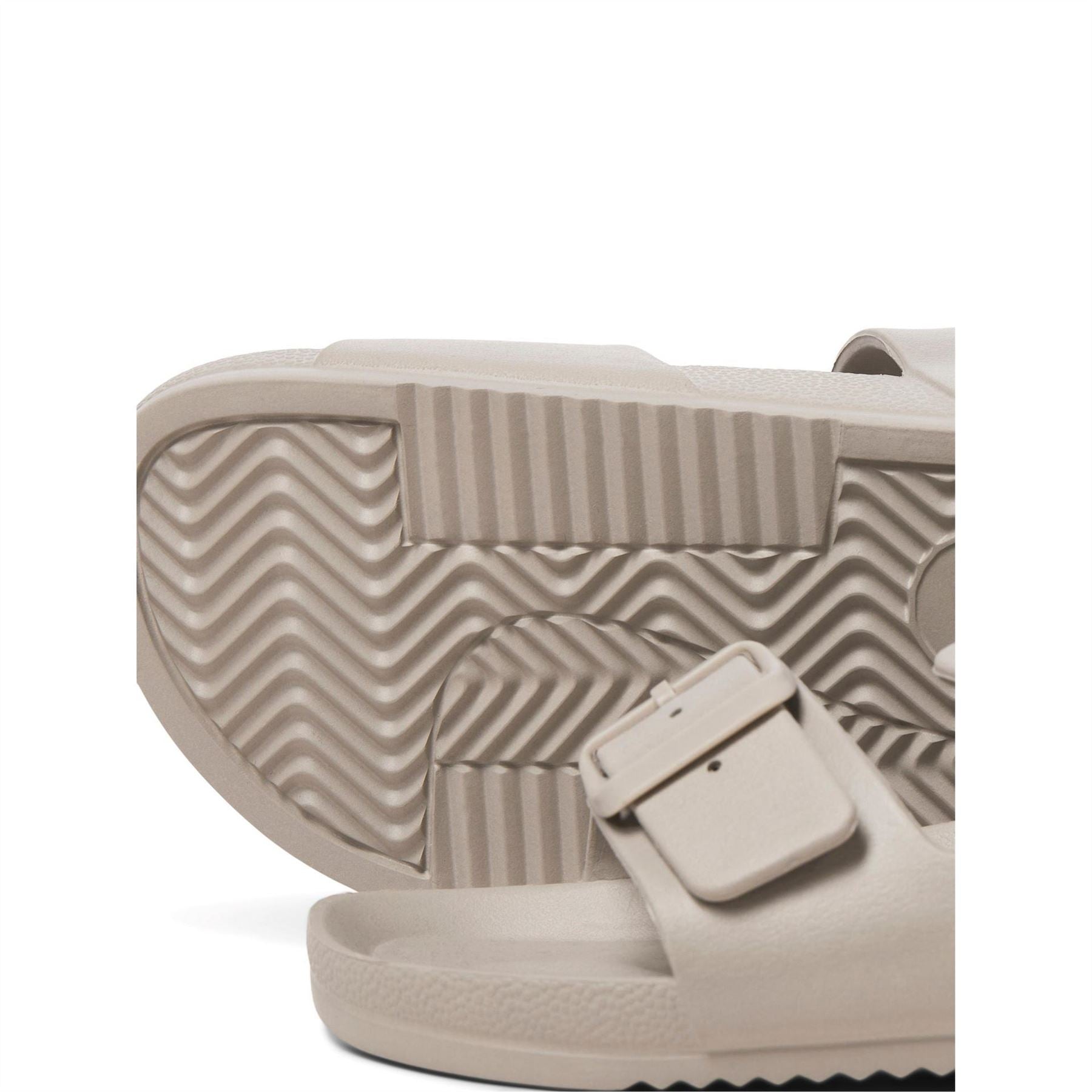 Jack and Jones Pisa Moulded Open Toe Flat Heel Slides