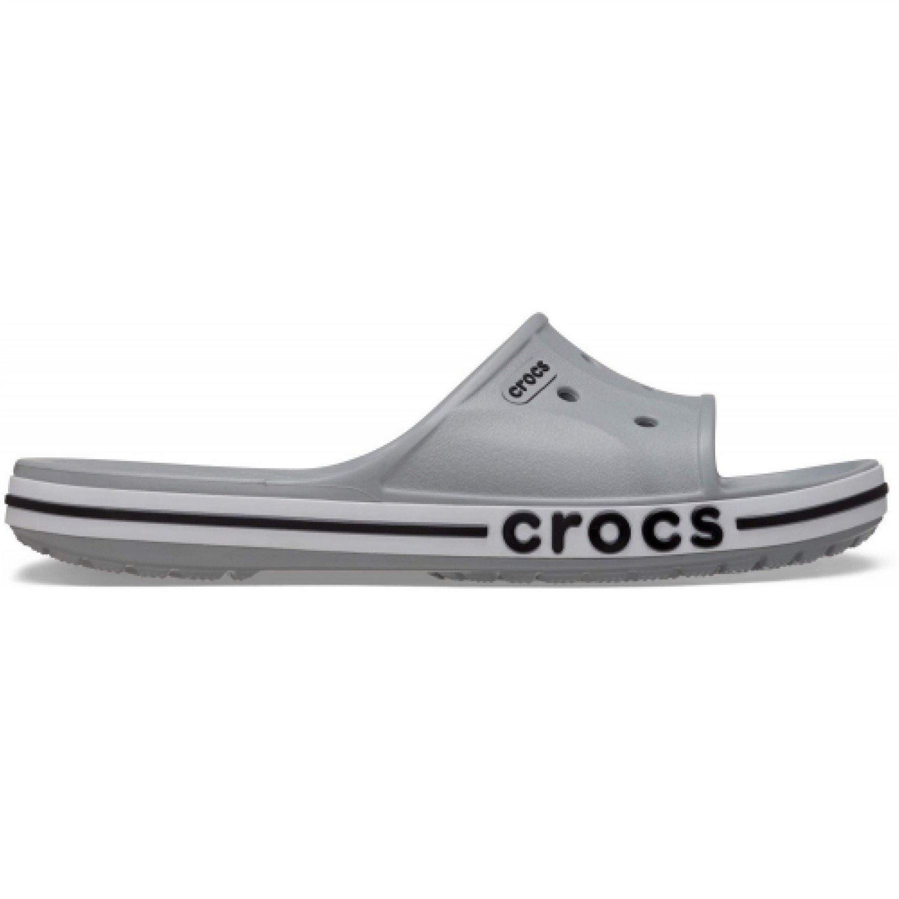 Crocs Bayaband Lacoste Lettering Slide Sandals