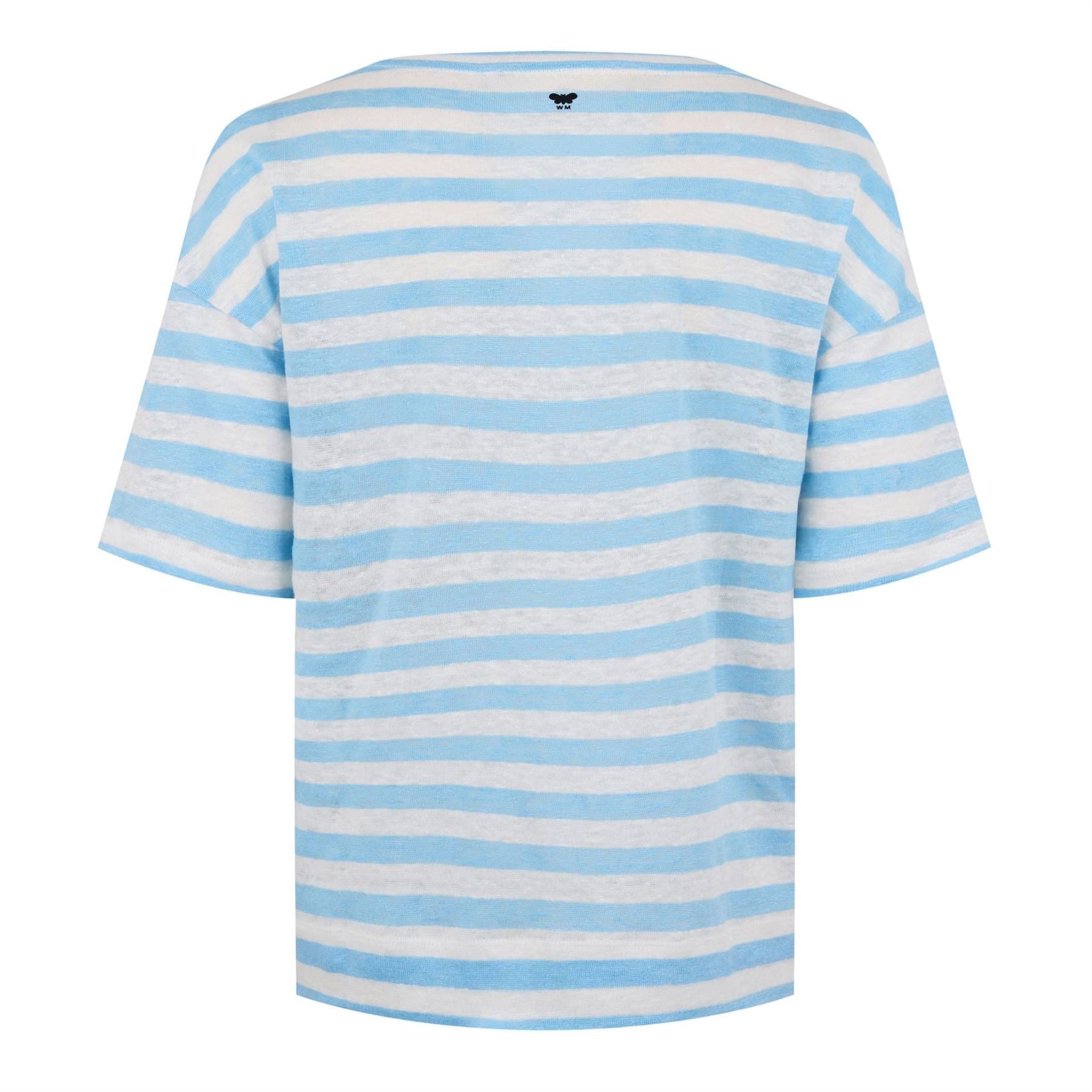 Weekend Max Mara Falla Stripe Linen Regular Fit T-Shirt