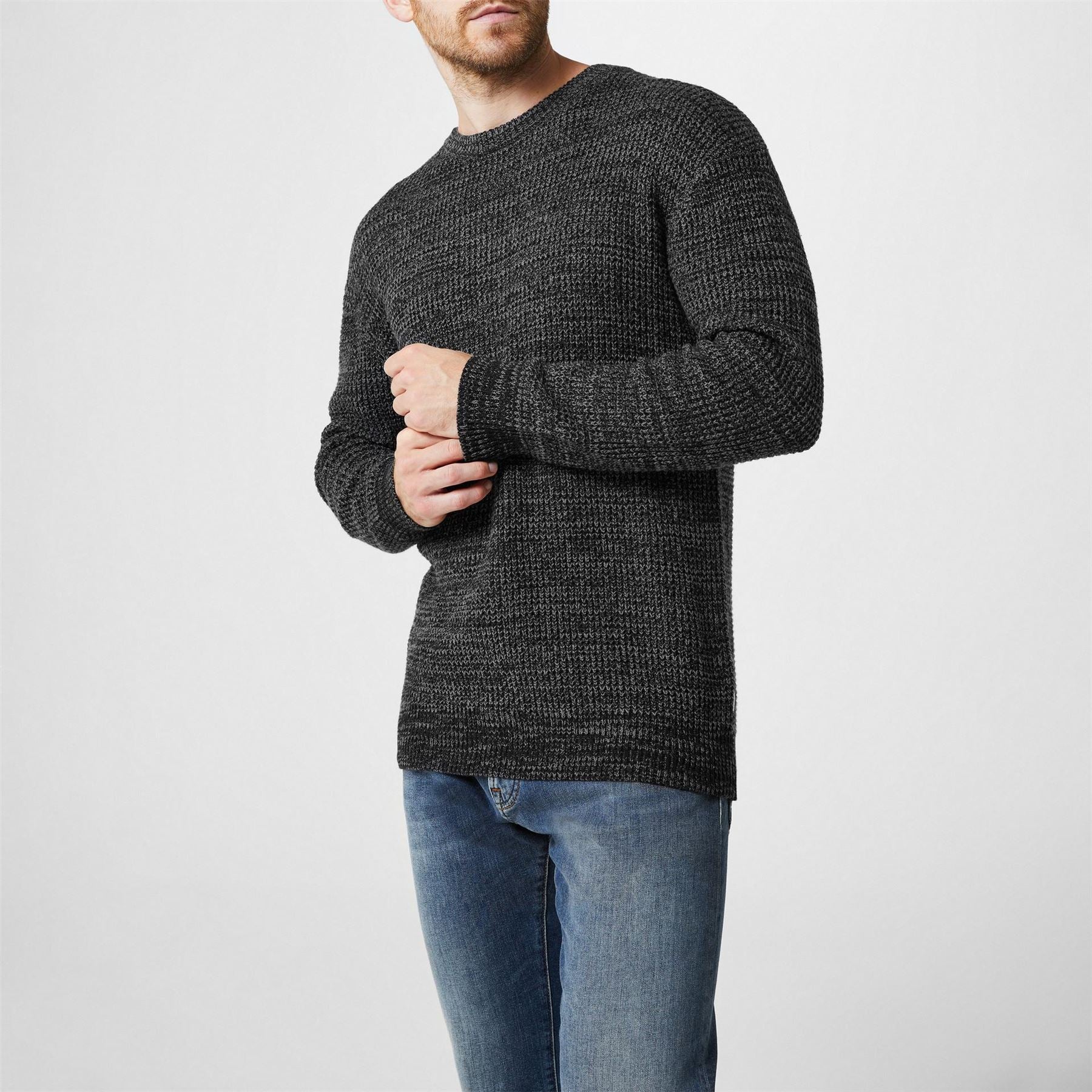 Firetrap Mens Classic Crew Neck Knitwear