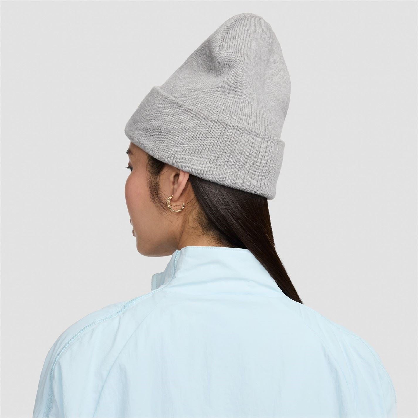 Nike Nsw Peak Wordmark Logo Adjustable Cuff Beanie
