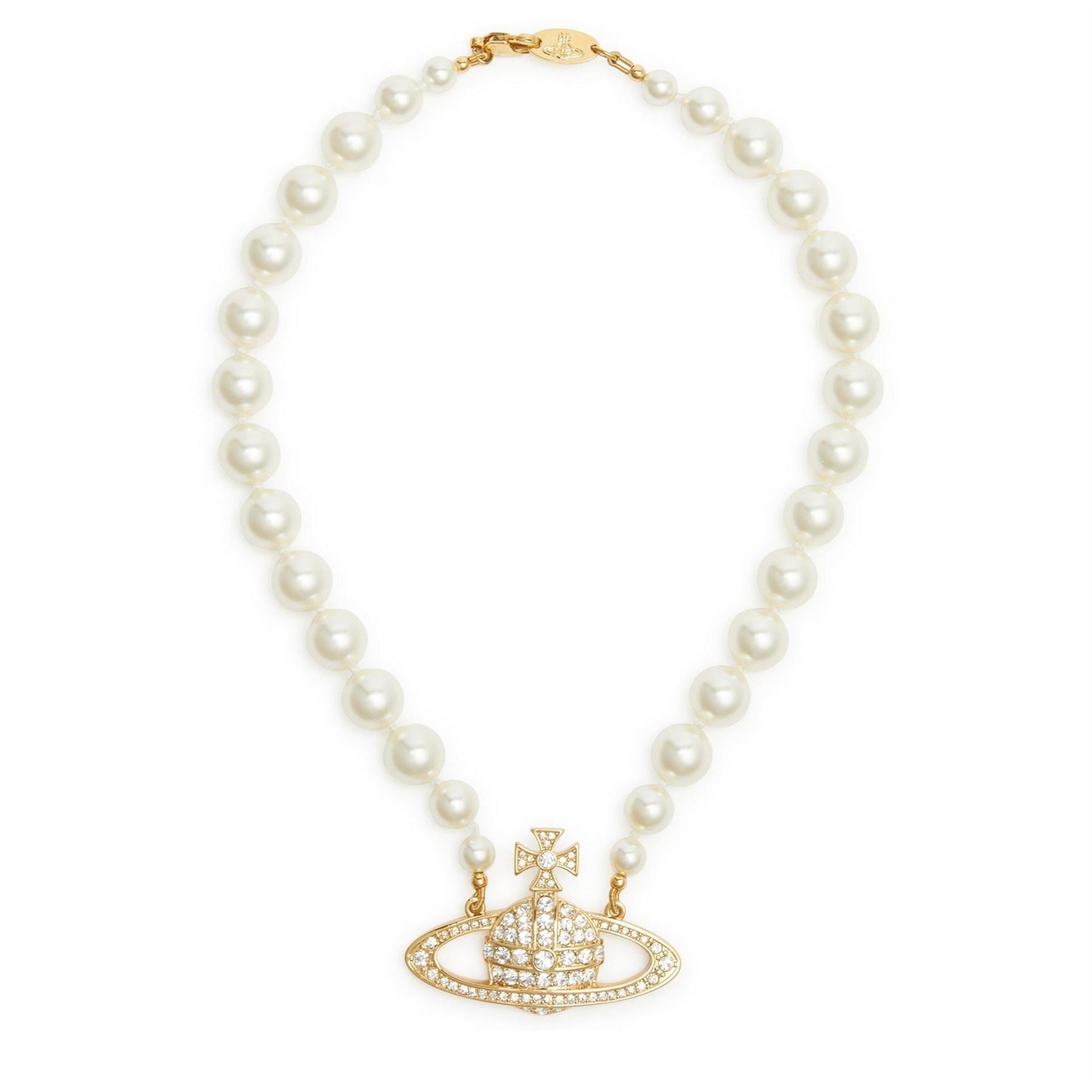 Vivienne Westwood Row Pearl Bas Relief Chokr