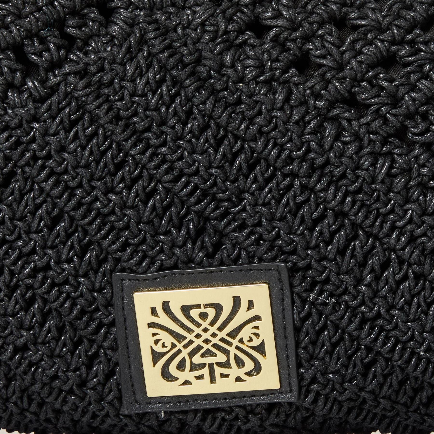 Biba Fringe Hobo Bag with Embossed Logo