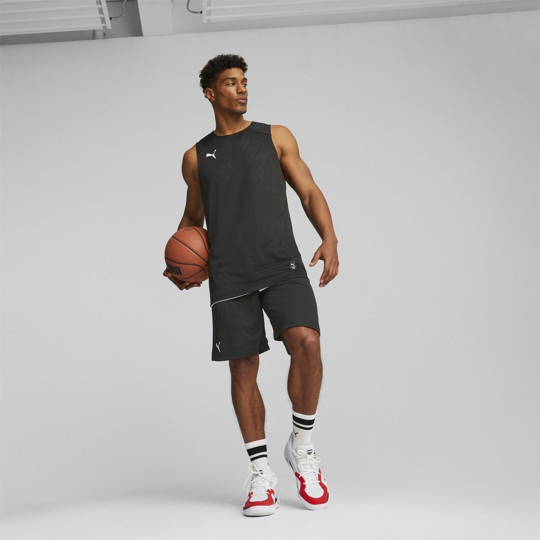 Puma Hoops Team Practice Basketball Shorts