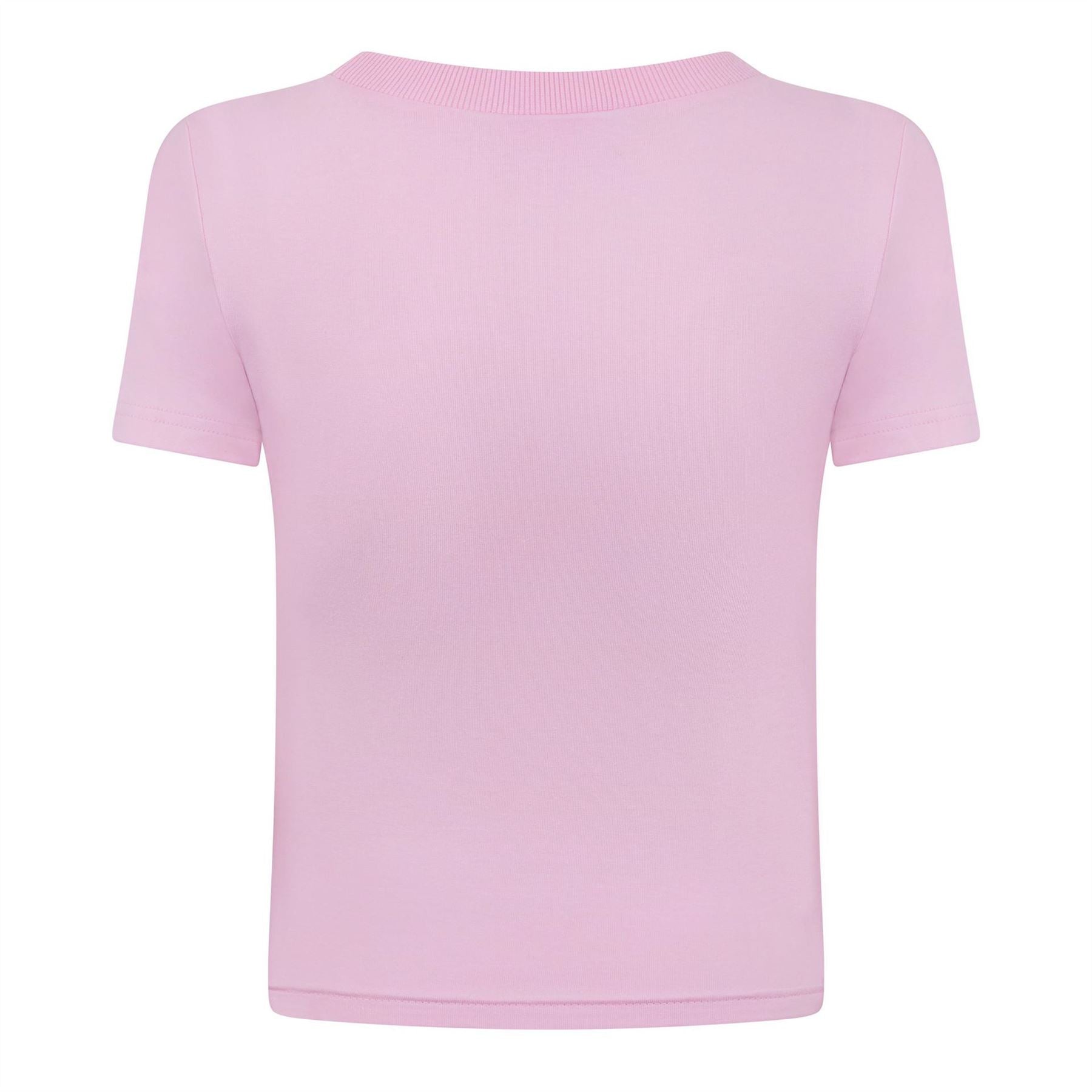 Daisy Street Cherry Cropped Slim Fit Crew Neck T-Shirt