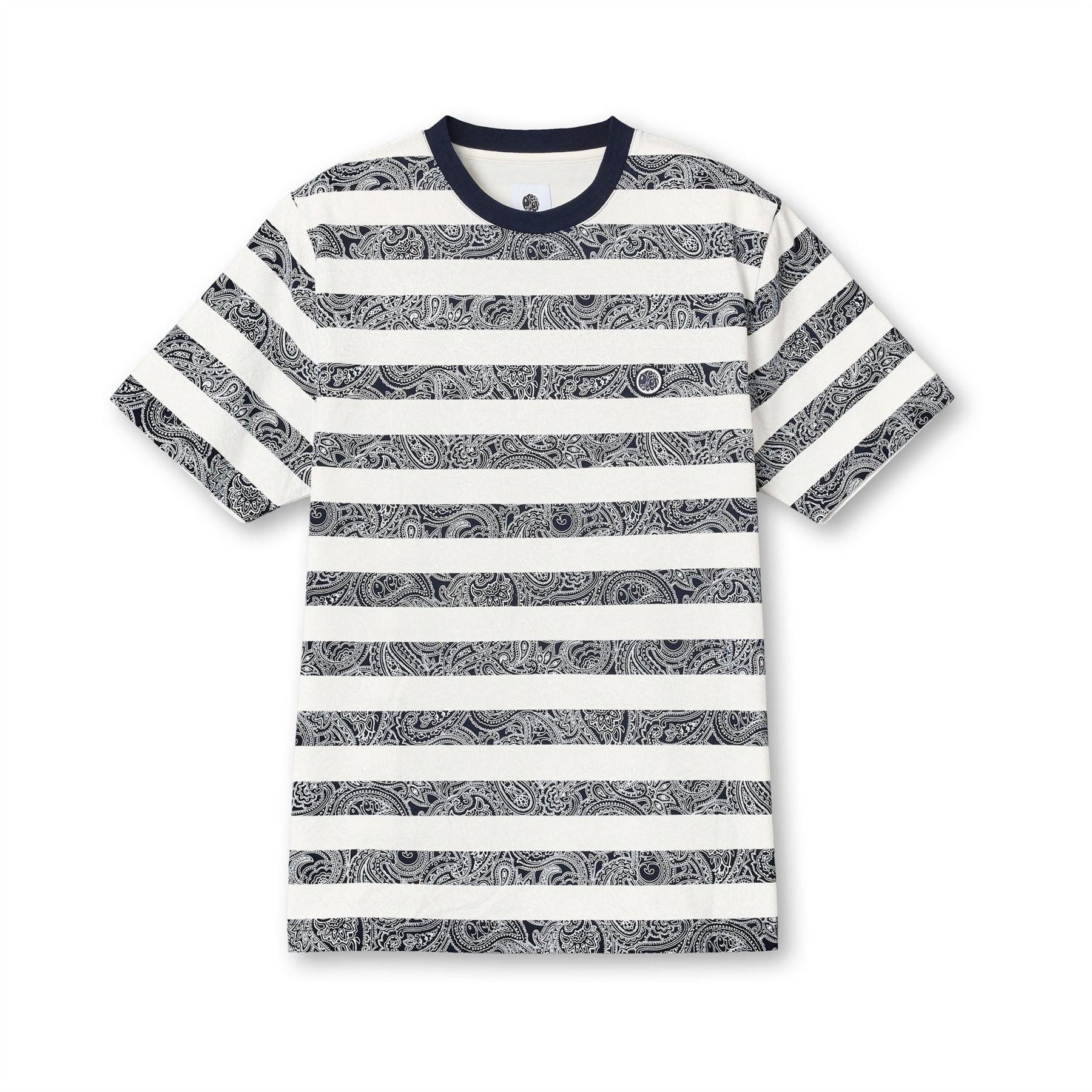 Pretty Green Regular Fit Stripe Crew Neck T-Shirt