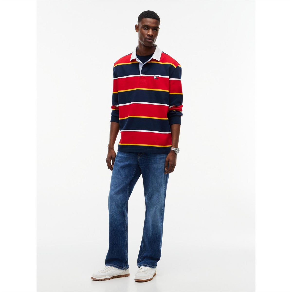 Tommy Jeans Striped Rugby