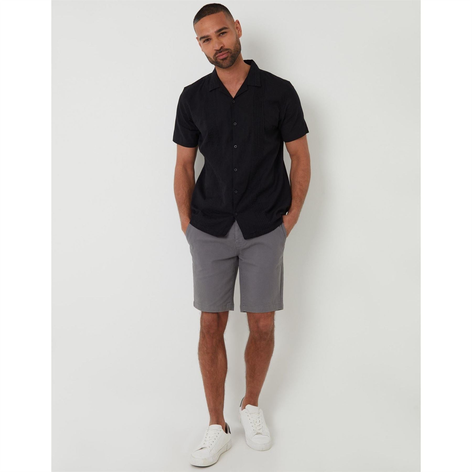 Threadbare Urmston Regular Fit Short Sleeve Shirt